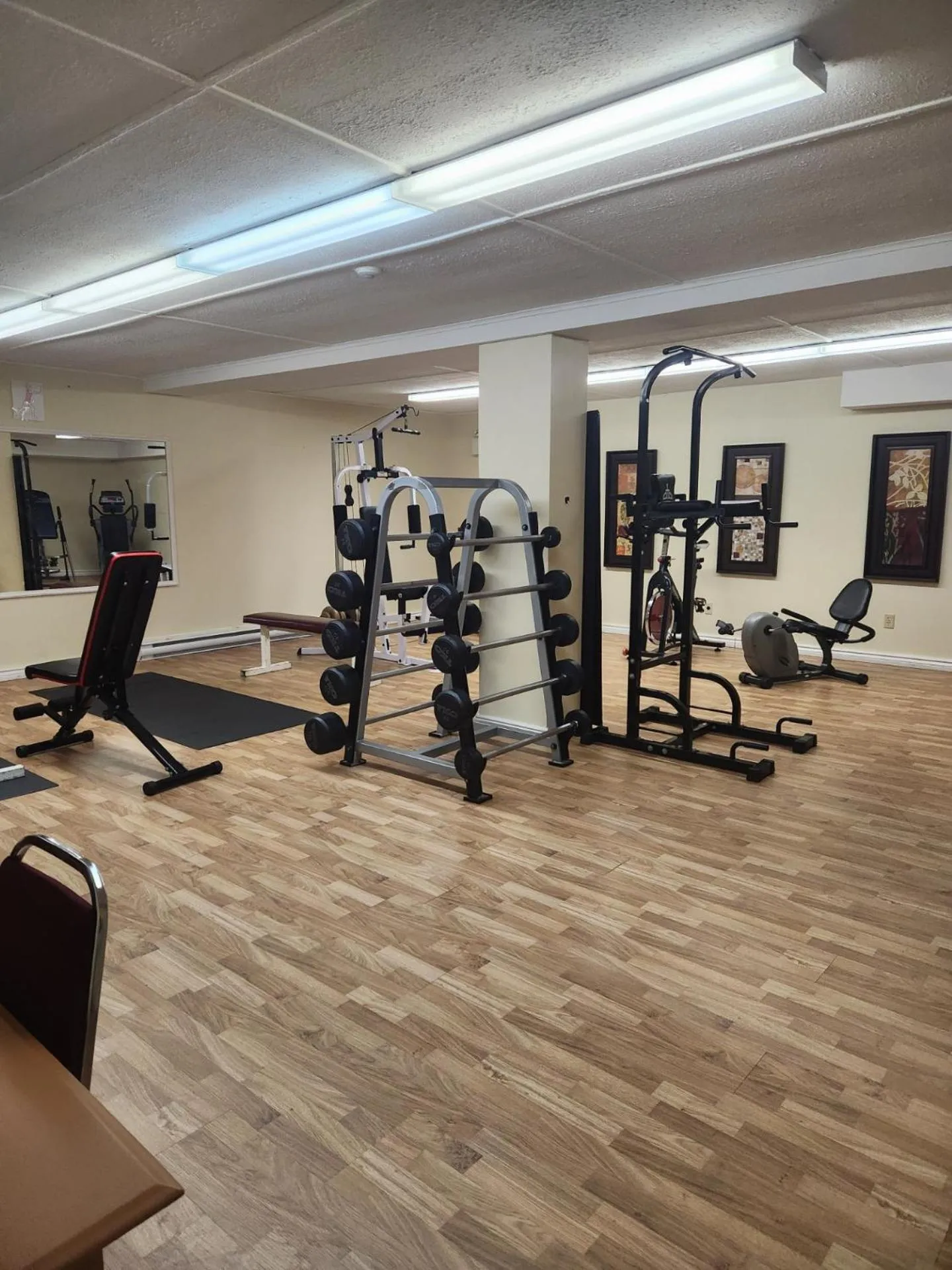 Fitness centre/facilities in Travelodge by Wyndham Amherst