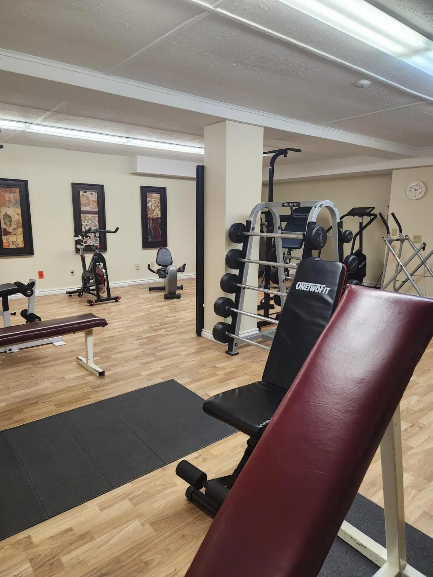 Fitness centre/facilities in Travelodge by Wyndham Amherst