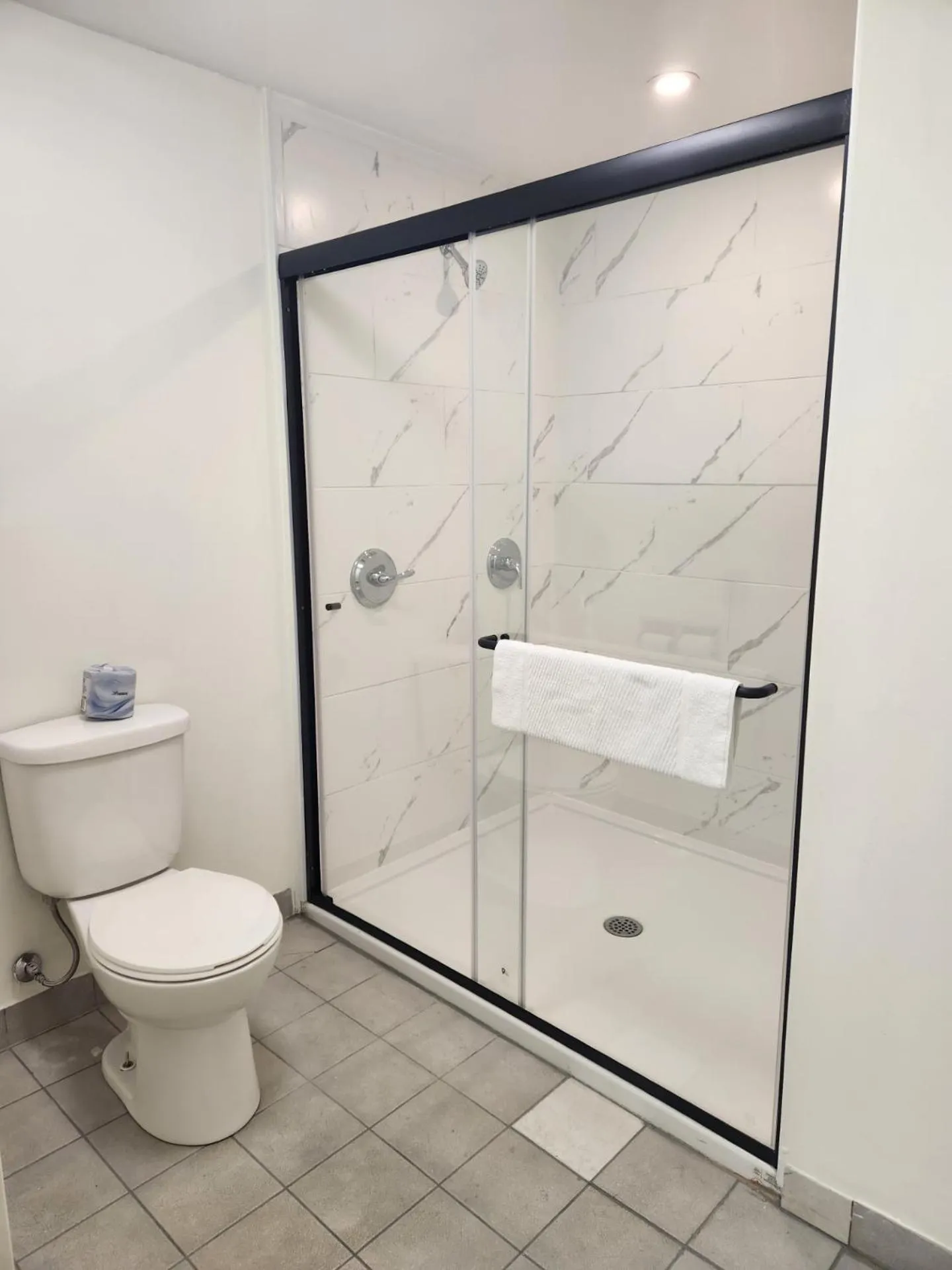 Bathroom in Travelodge by Wyndham Amherst