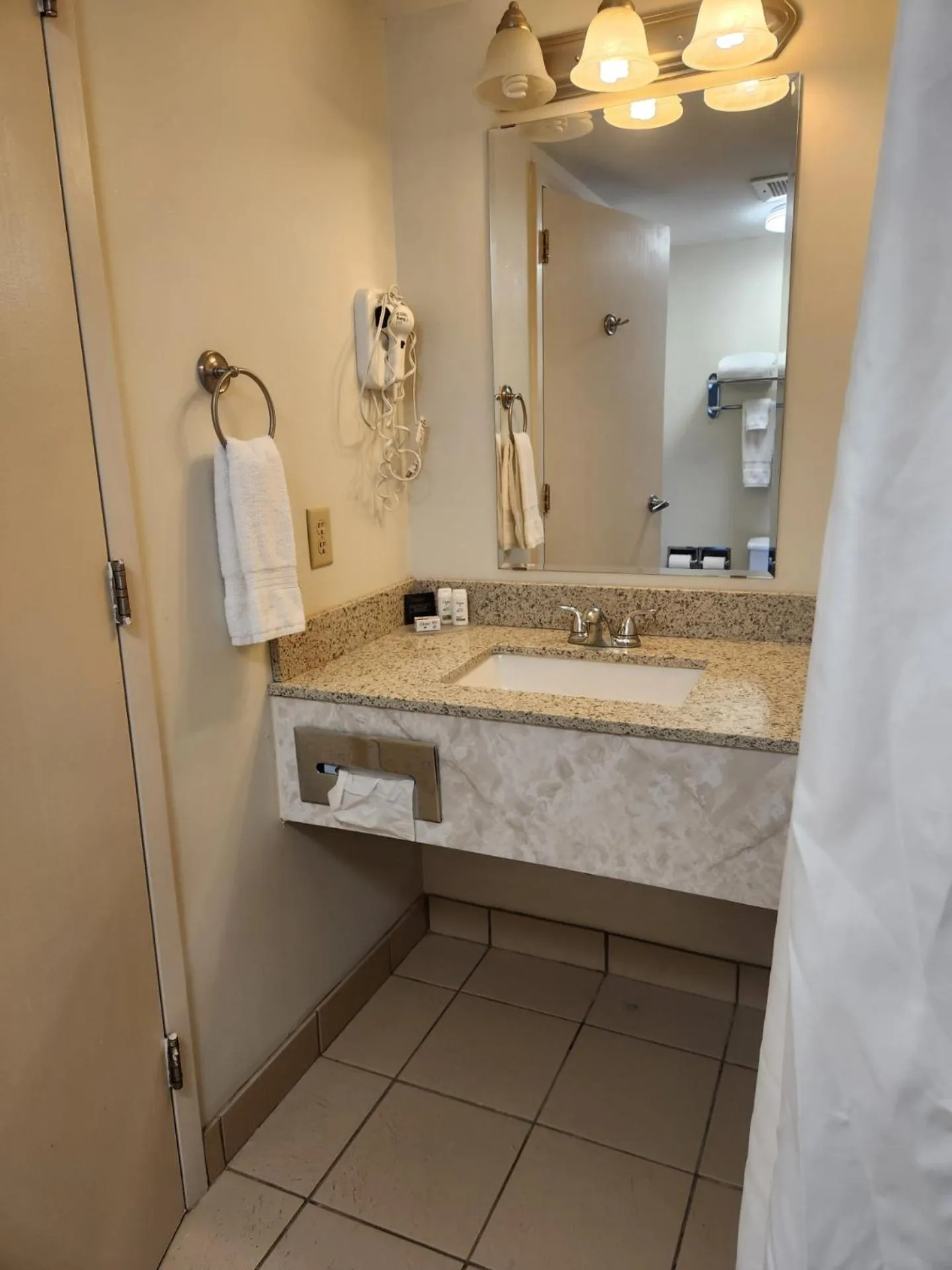 Bathroom in Travelodge by Wyndham Amherst