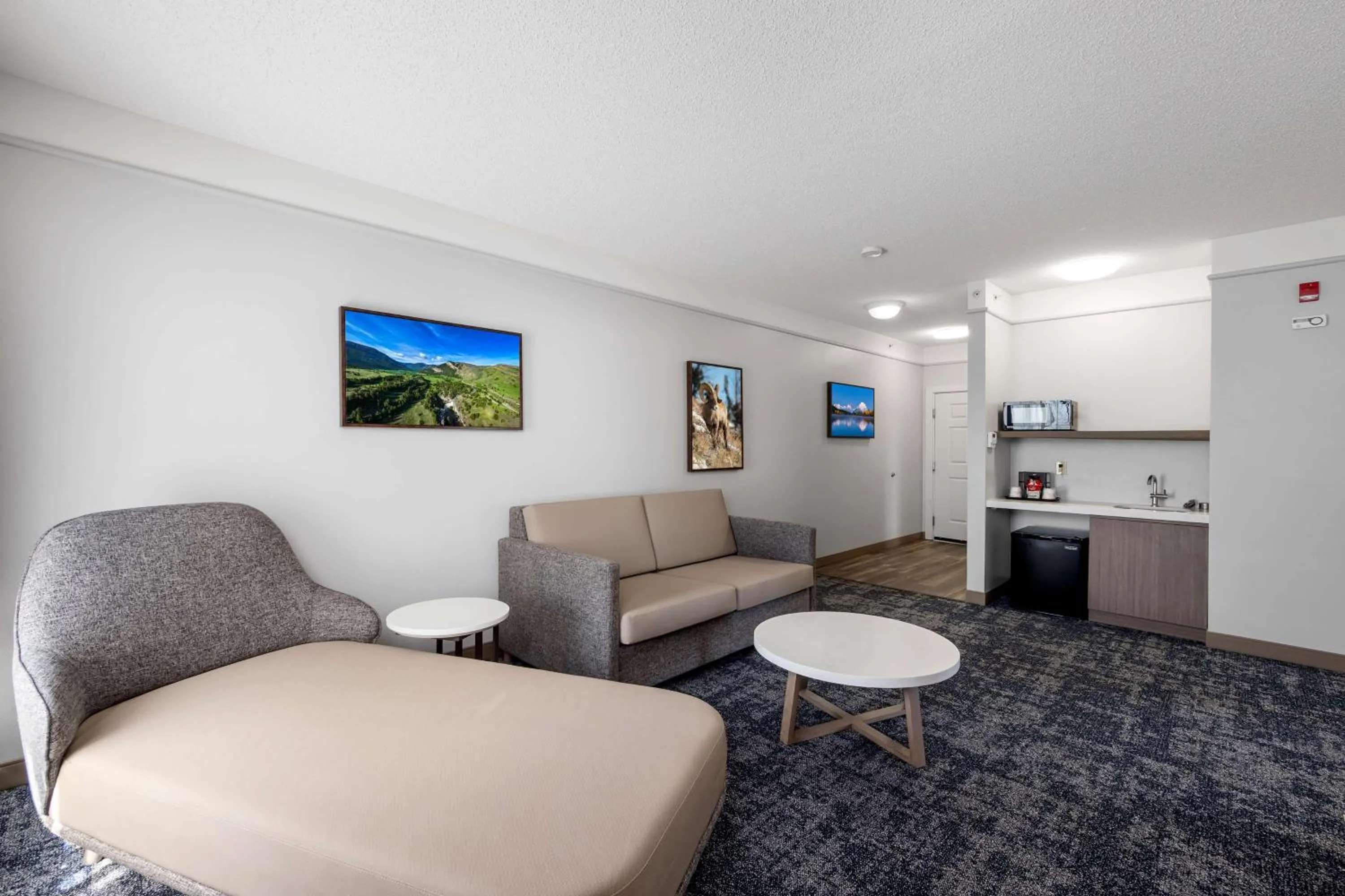Living room in SureStay Plus Hotel by Best Western Billings