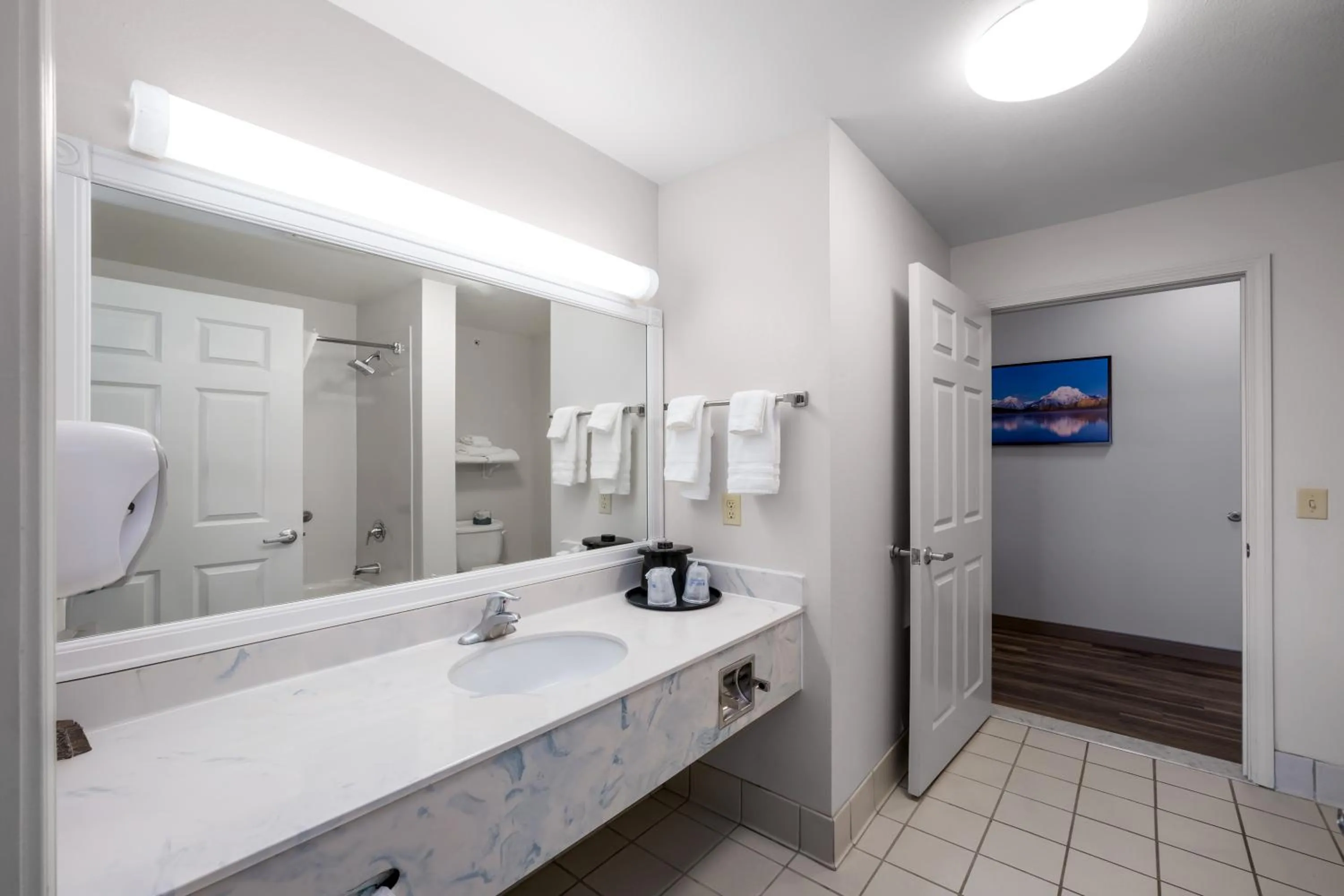 Bathroom in SureStay Plus Hotel by Best Western Billings