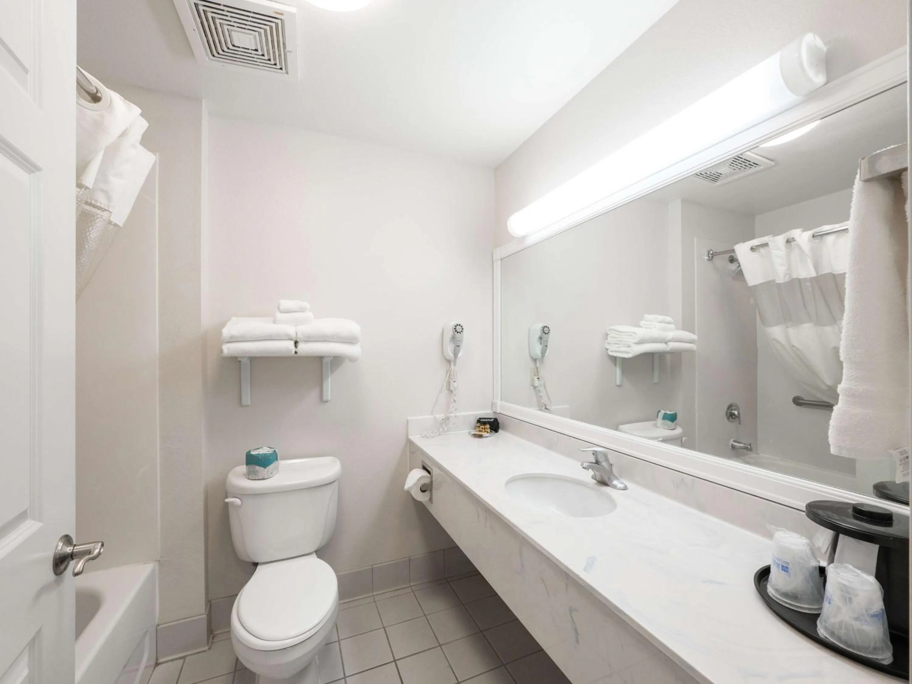 Shower in SureStay Plus Hotel by Best Western Billings