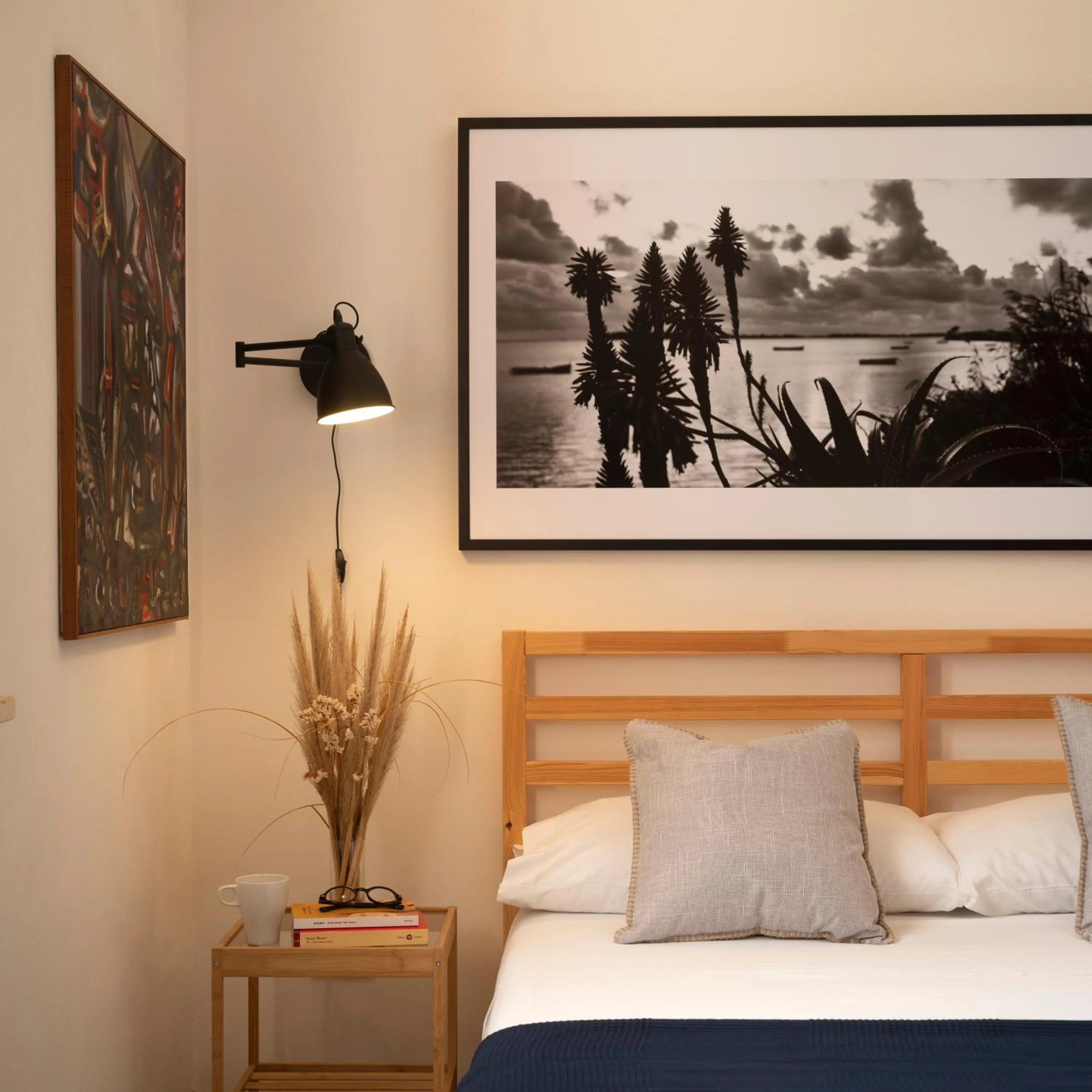 Bedroom, Bed in Stagnone Area Zero