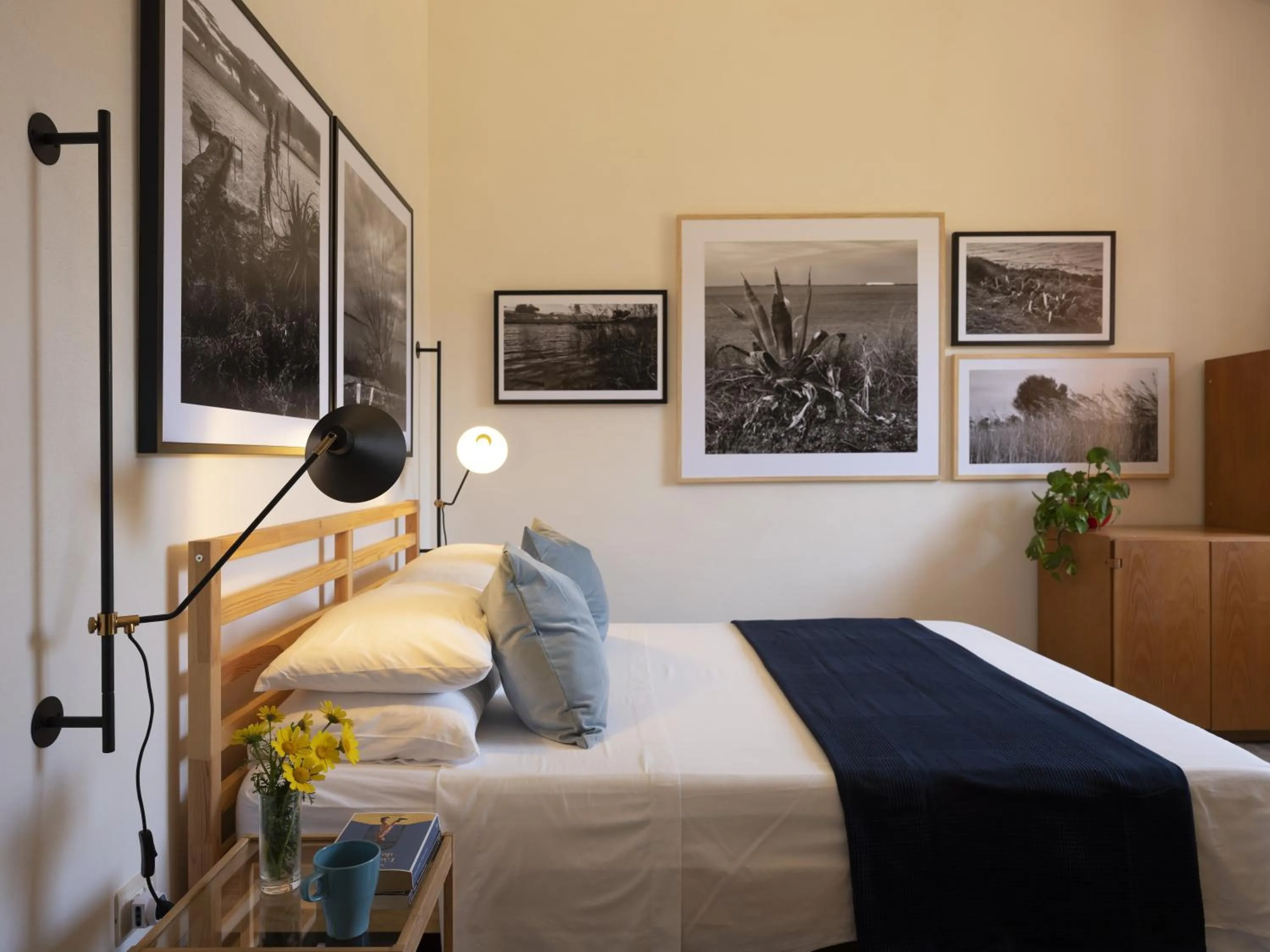 Bedroom, Bed in Stagnone Area Zero