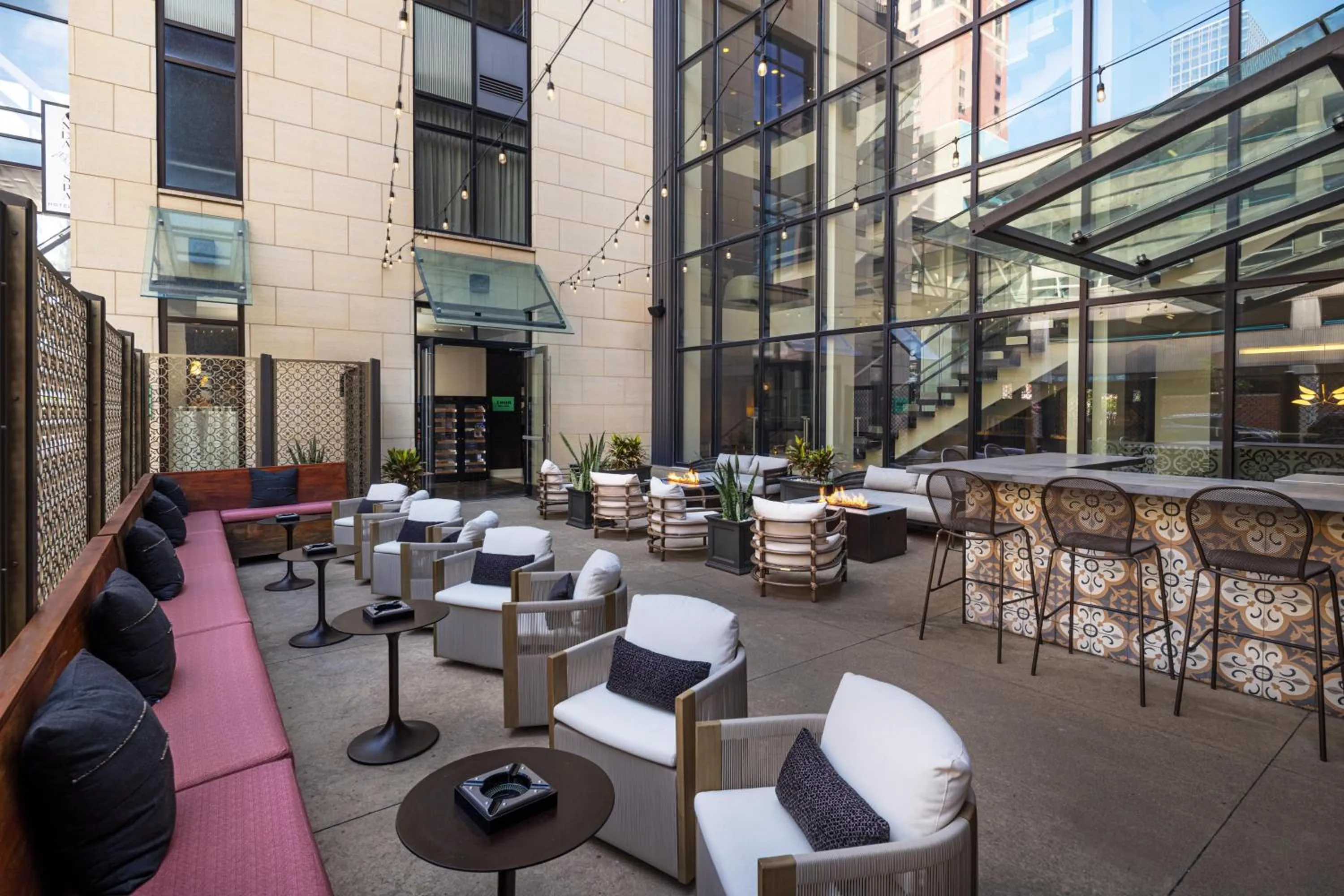 Patio in Hotel Ivy, a Luxury Collection Hotel, Minneapolis