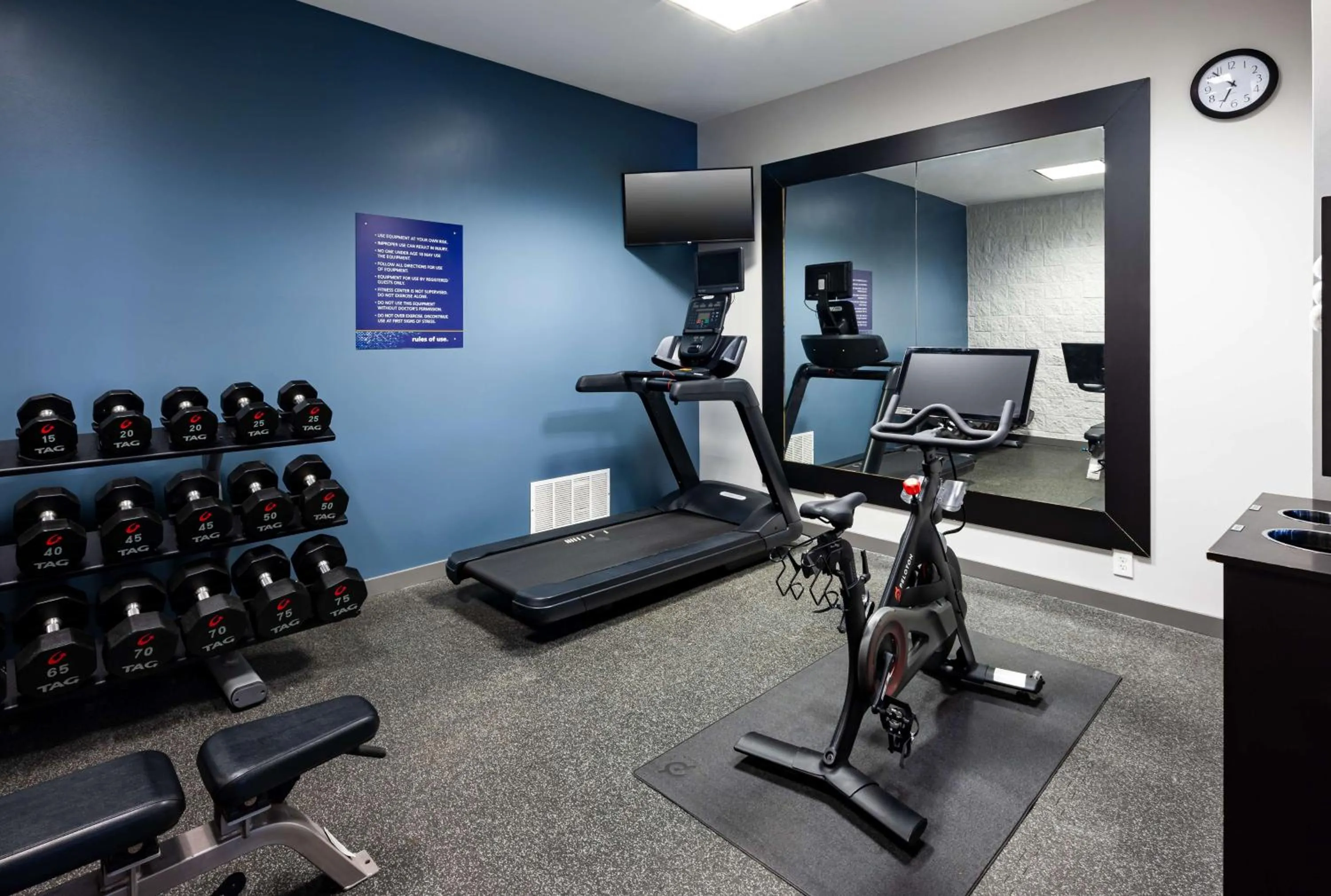 Fitness centre/facilities in Hampton Inn & Suites Texarkana