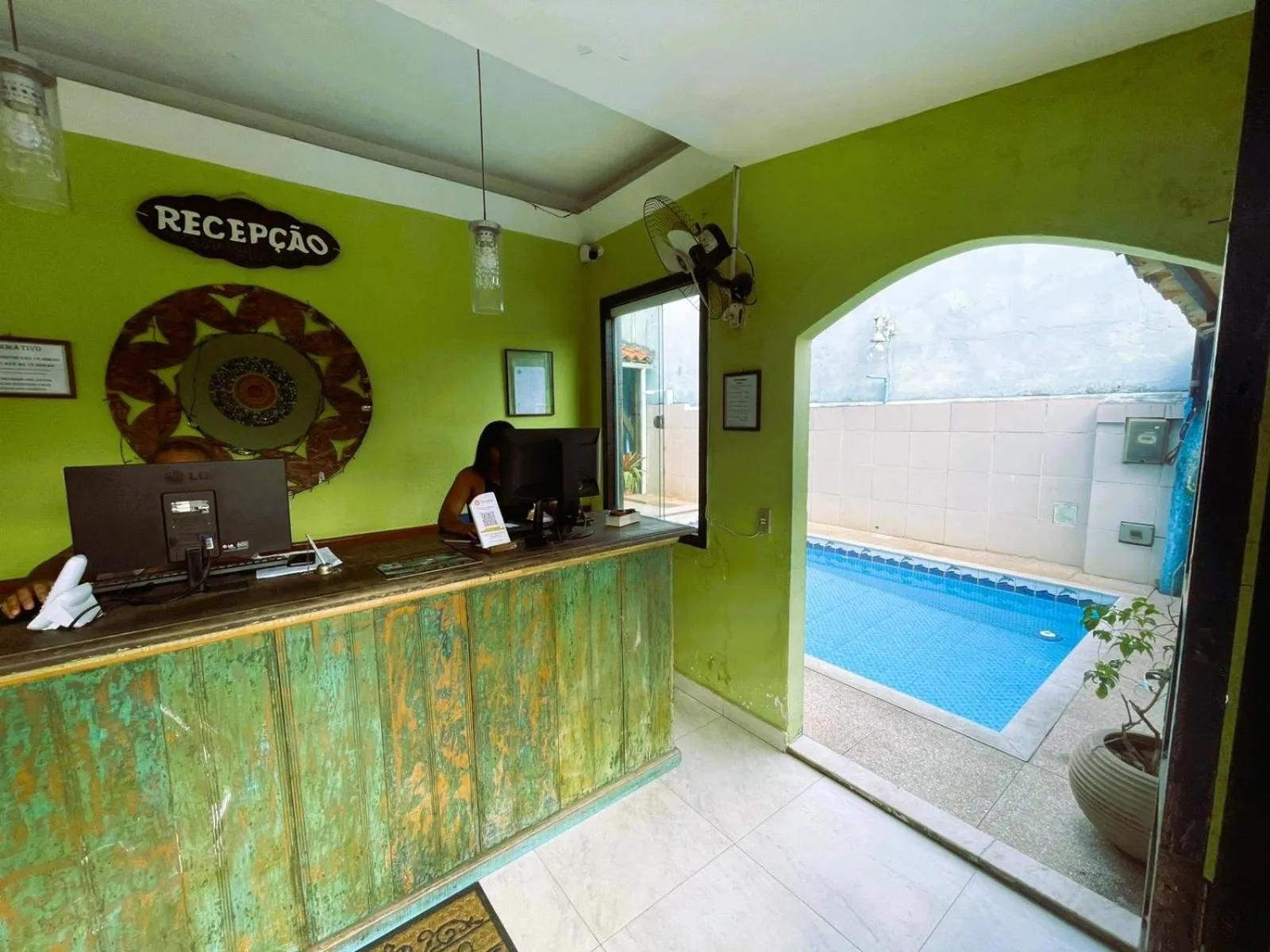 Lobby or reception in Pousada Mandala - Búzios