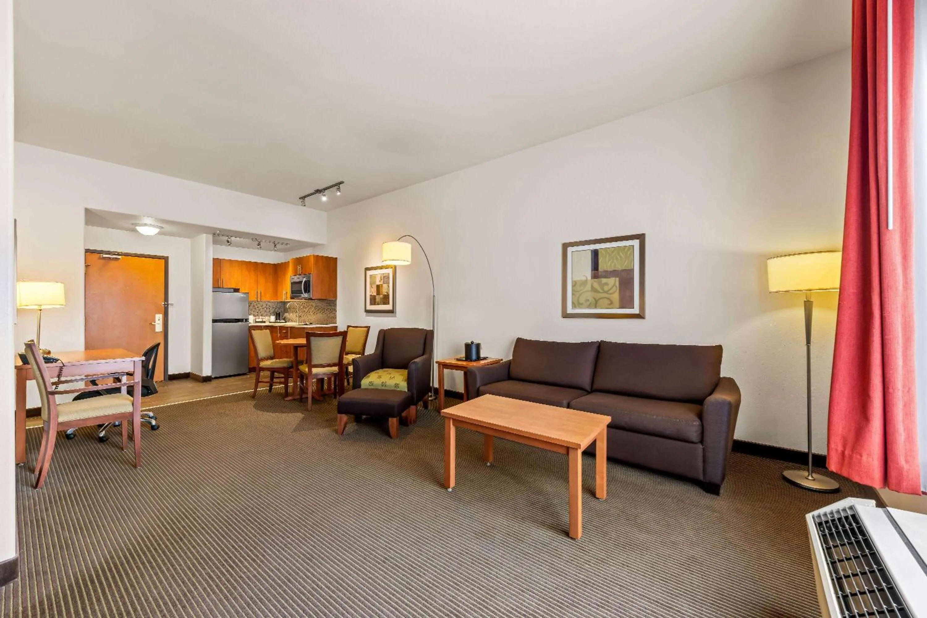 Living room in Wingate by Wyndham Calgary South