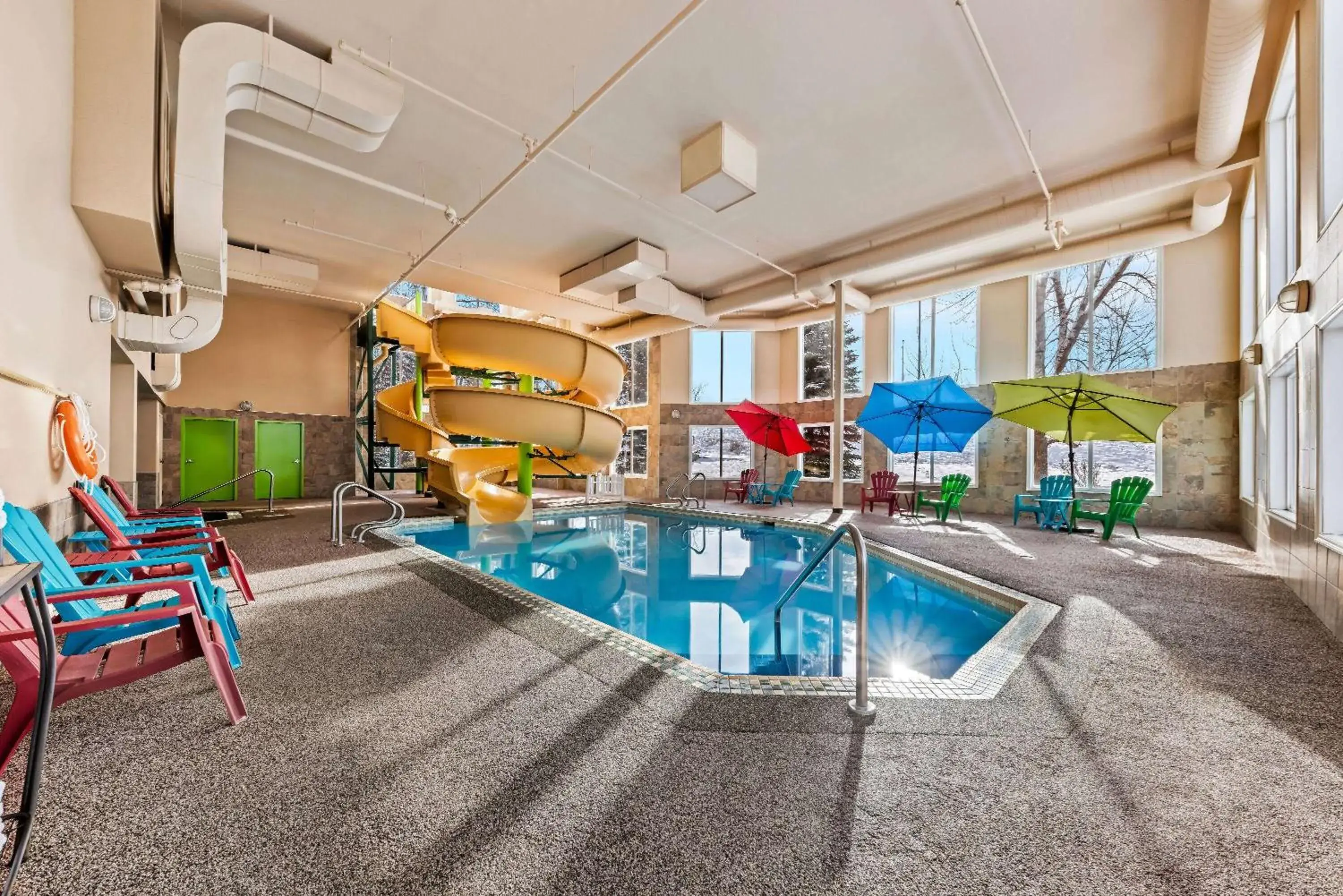 Swimming pool in Wingate by Wyndham Calgary South Swimming pool in Wingate by Wyndham Calgary South