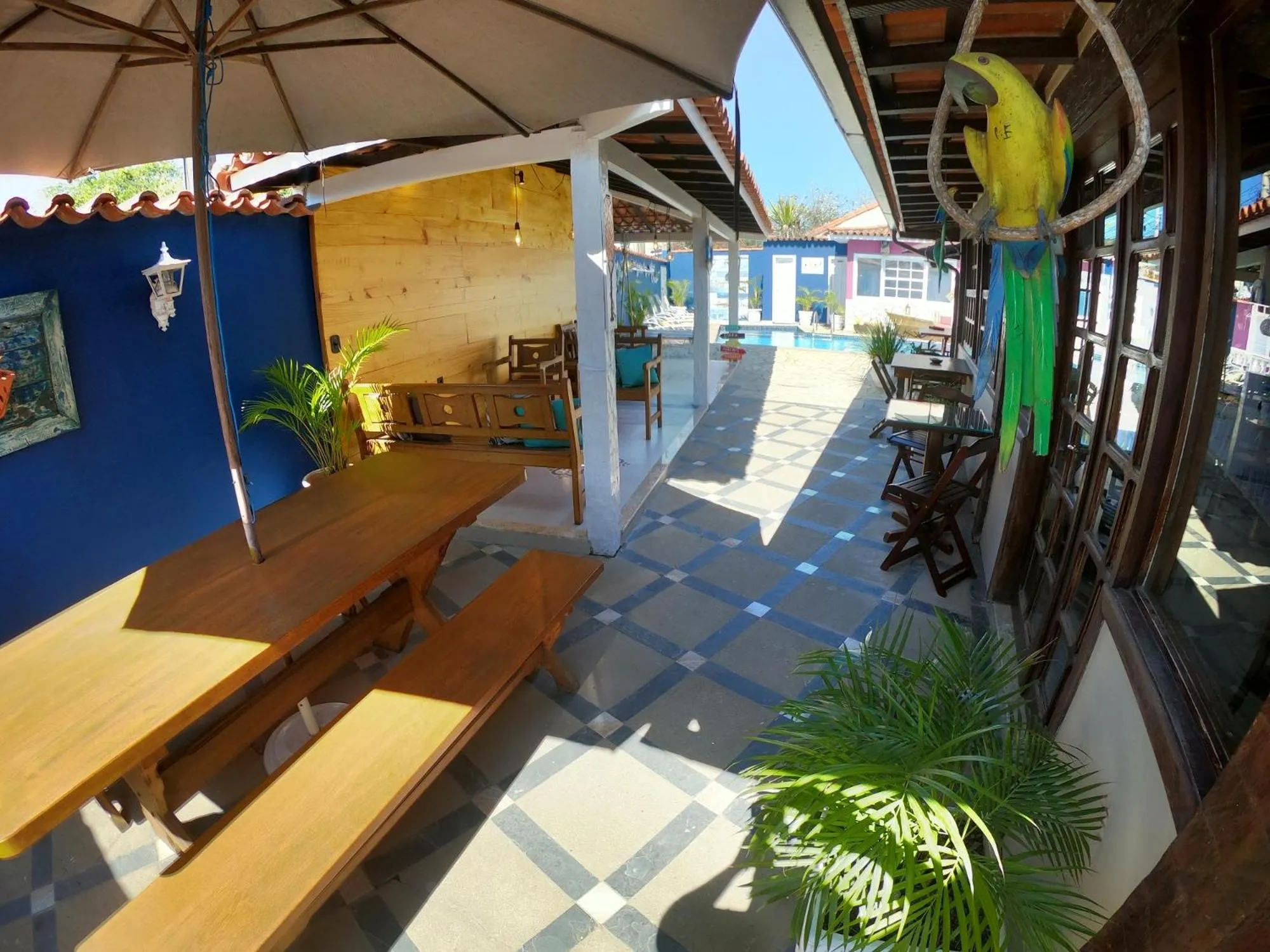 Pool view in Pousada Solar de Geribá