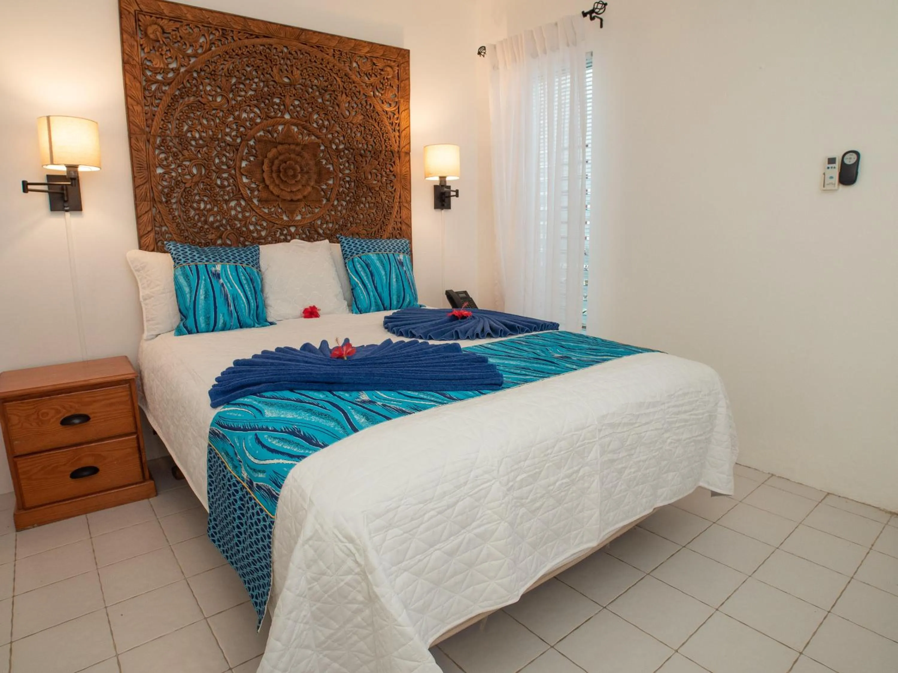 Bedroom, Bed in Antigua Village Beach Resort