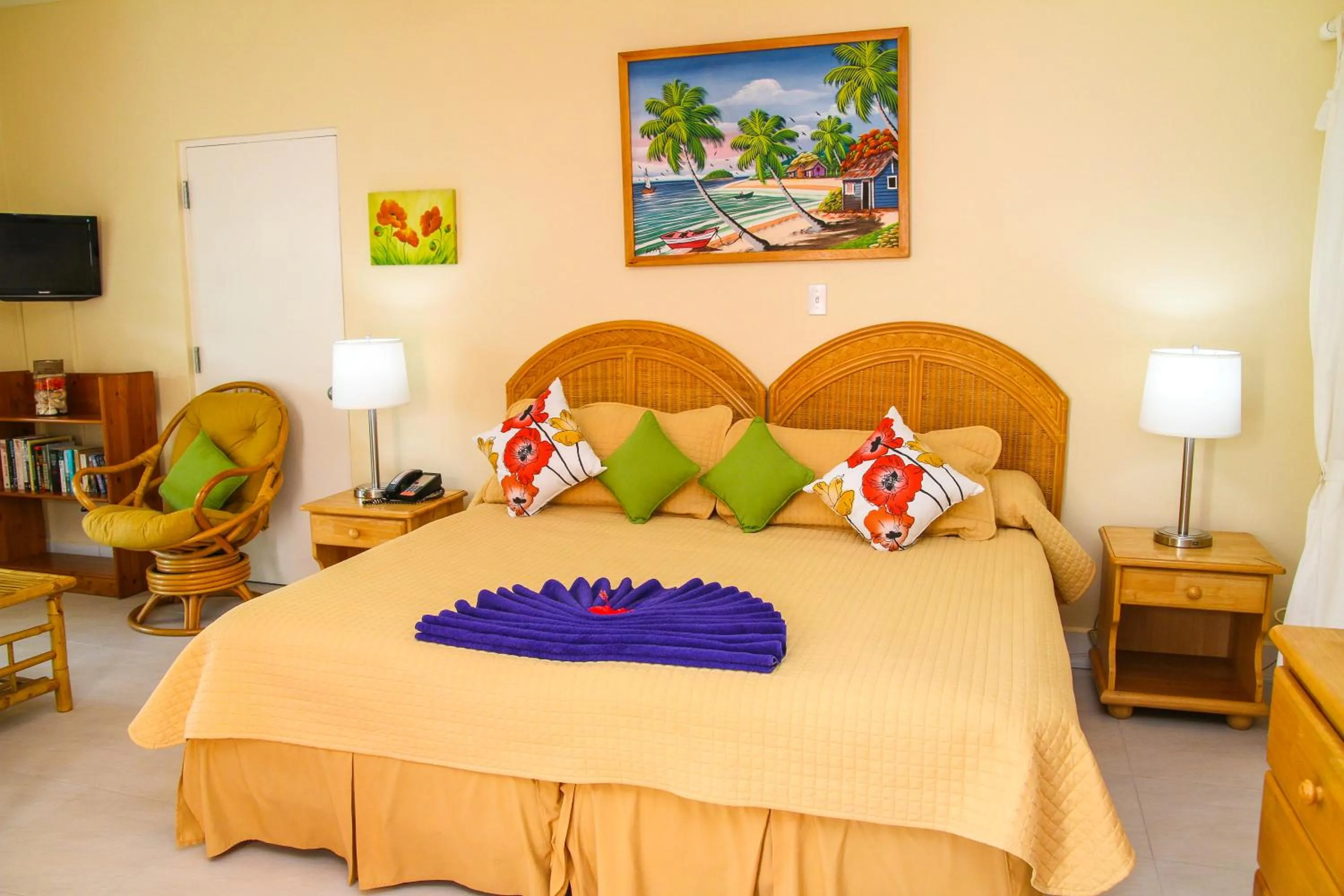 Bedroom, Bed in Antigua Village Beach Resort