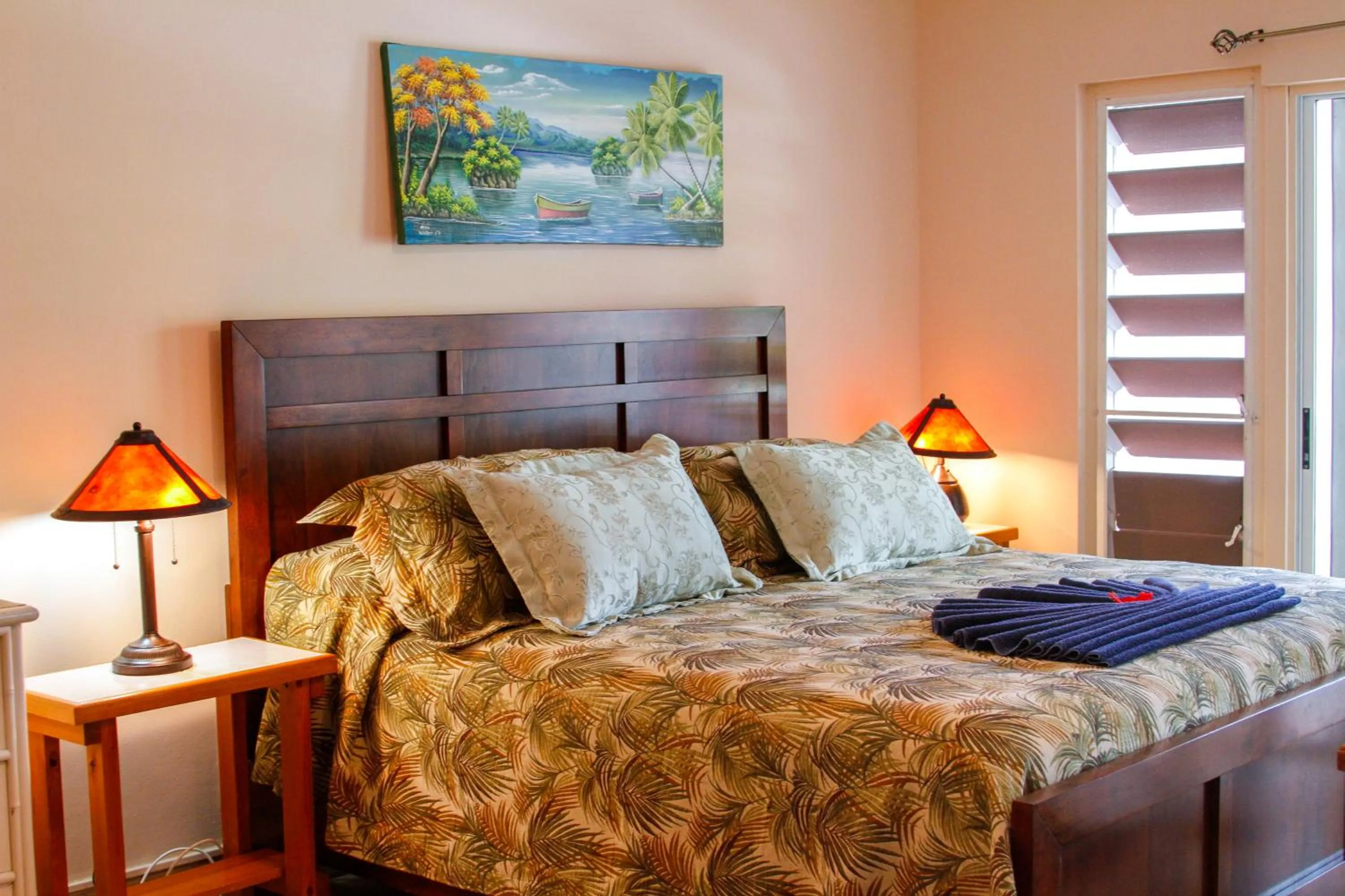 Bed in Antigua Village Beach Resort
