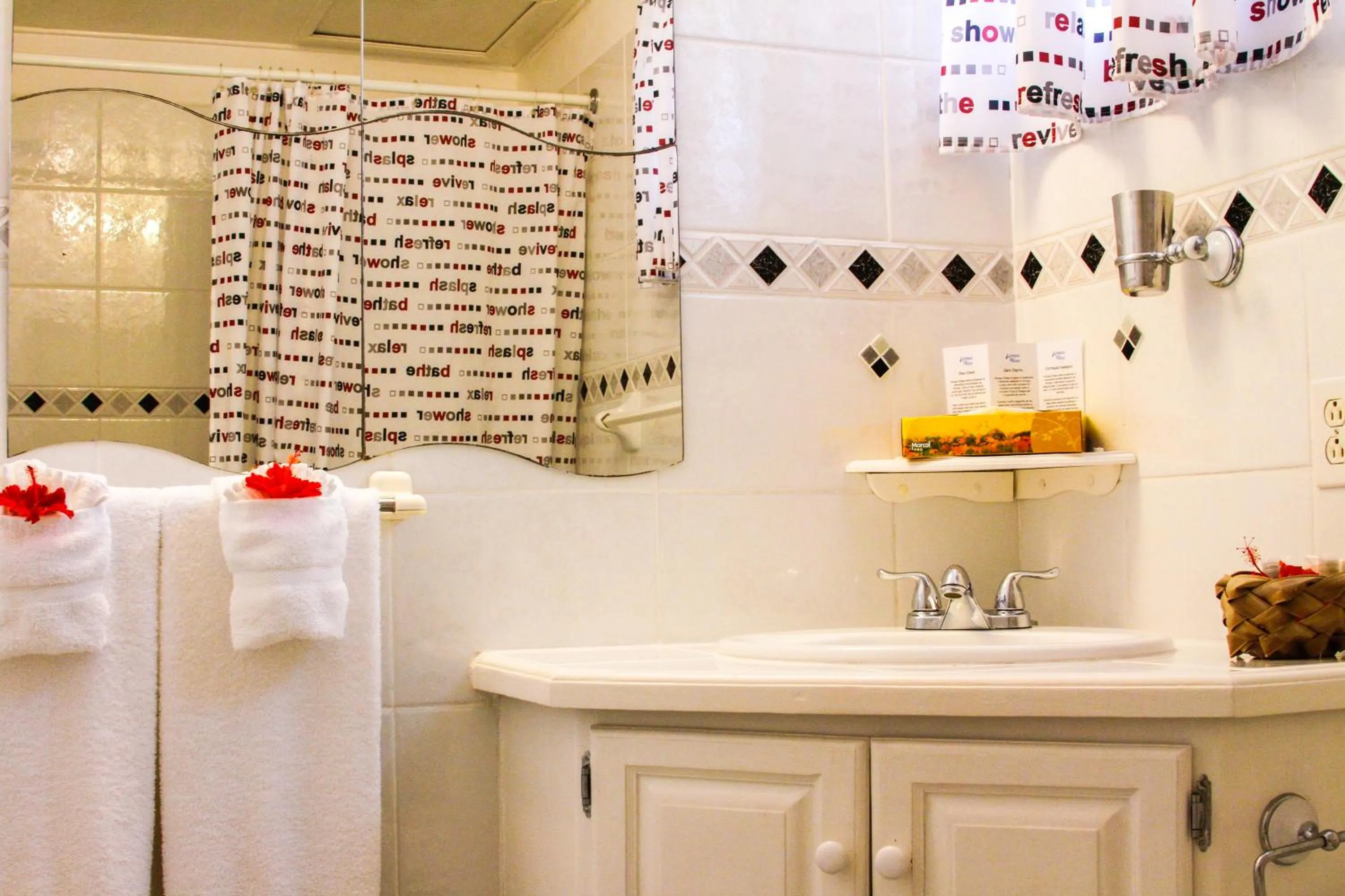 Shower in Antigua Village Beach Resort