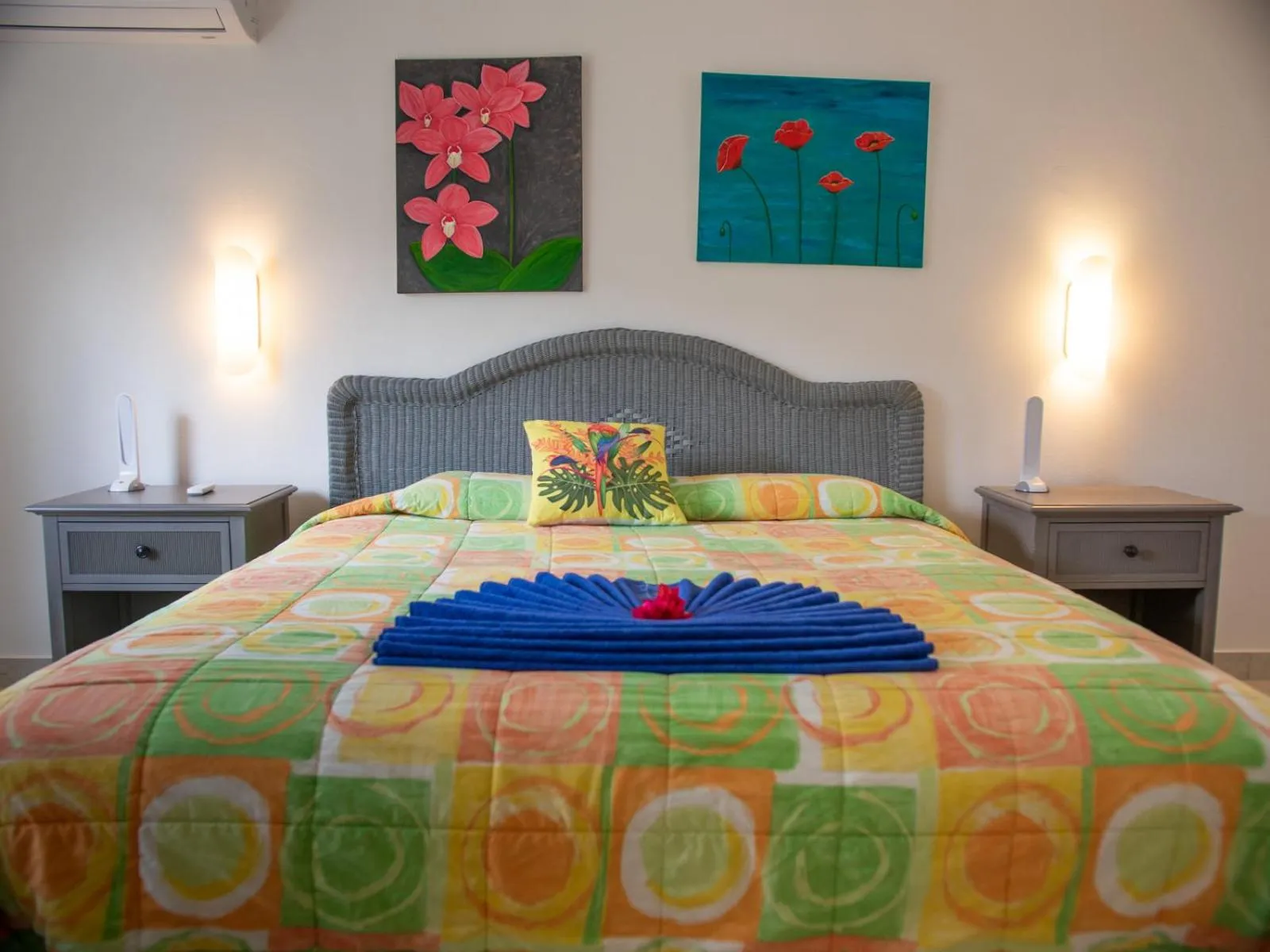 Bed in Antigua Village Beach Resort