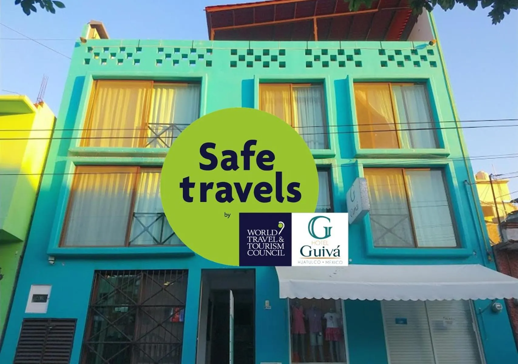 Property building in Hotel Guivá Huatulco