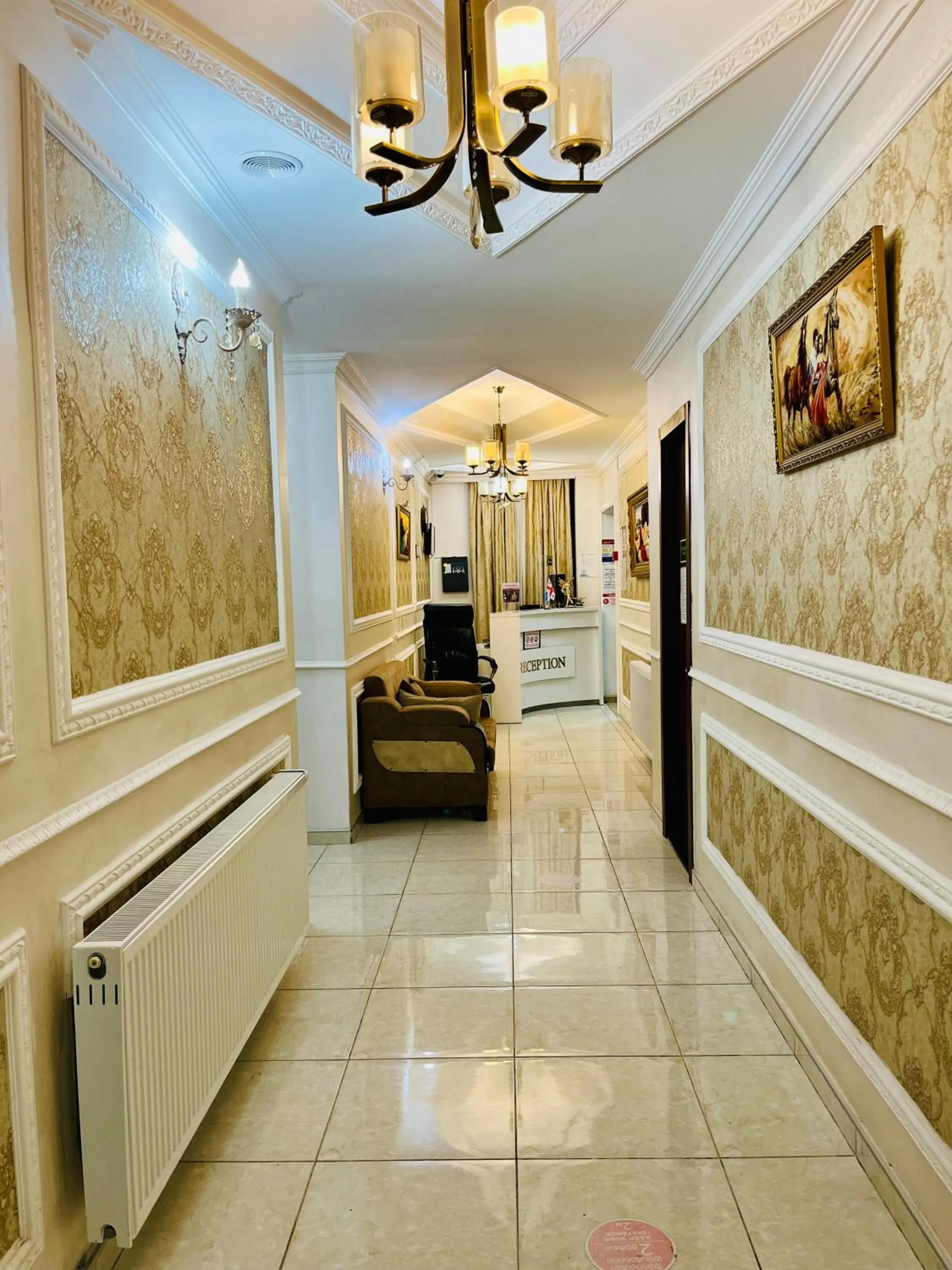 Seating area in Georgian Palace Hotel