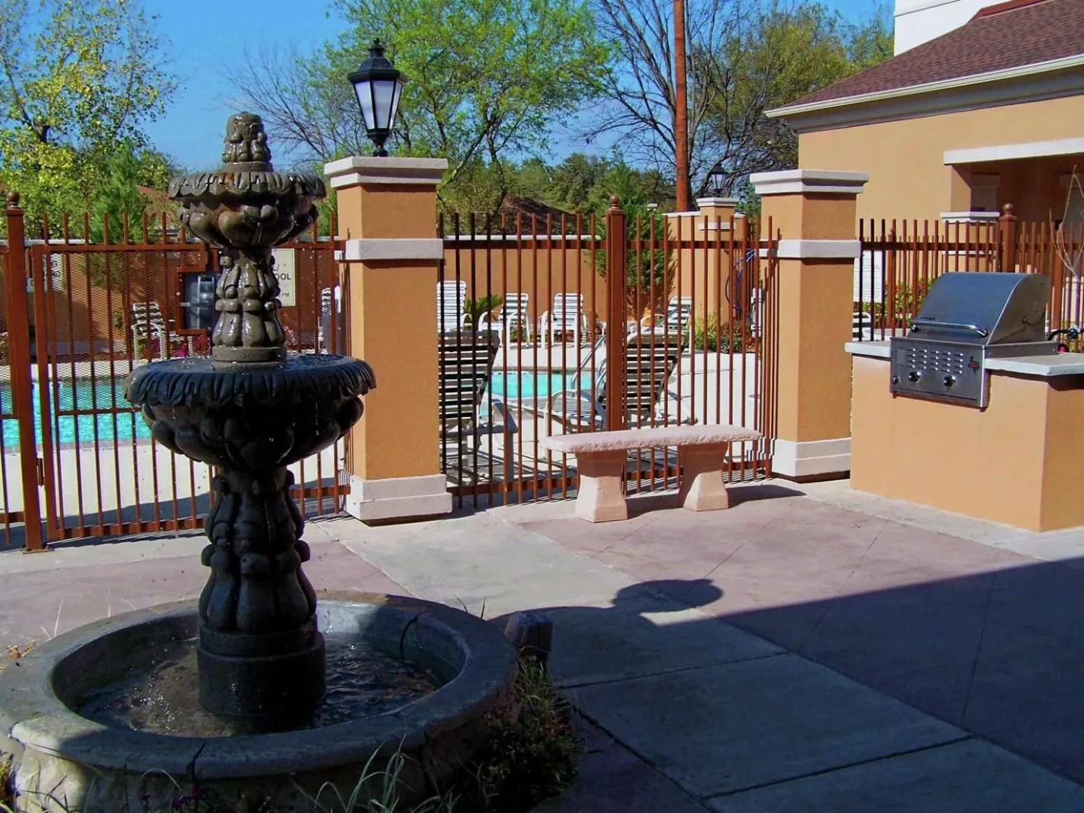 Pool view in Homewood Suites Laredo at Mall Del Norte