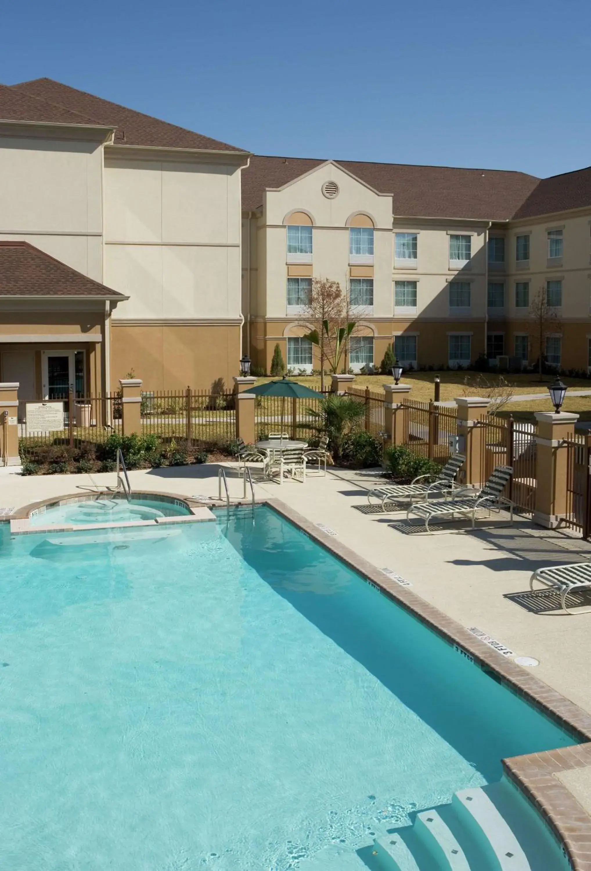 Pool view in Homewood Suites Laredo at Mall Del Norte Pool view in Homewood Suites Laredo at Mall Del Norte