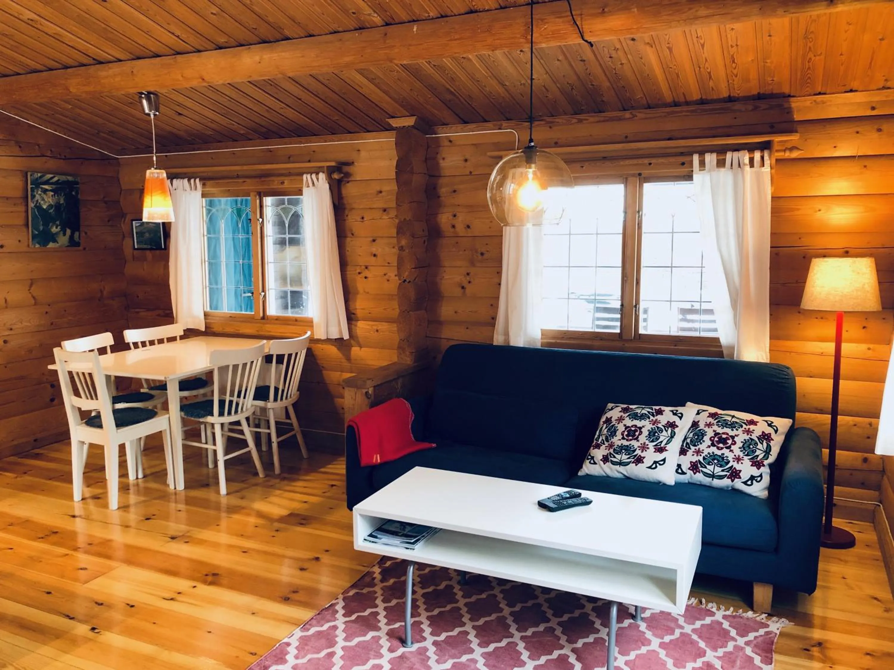 Seating area in Vasa Ski Lodge