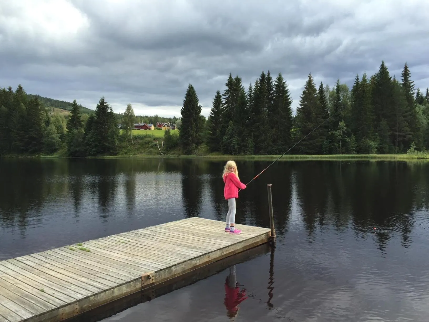 Fishing in Vasa Ski Lodge
