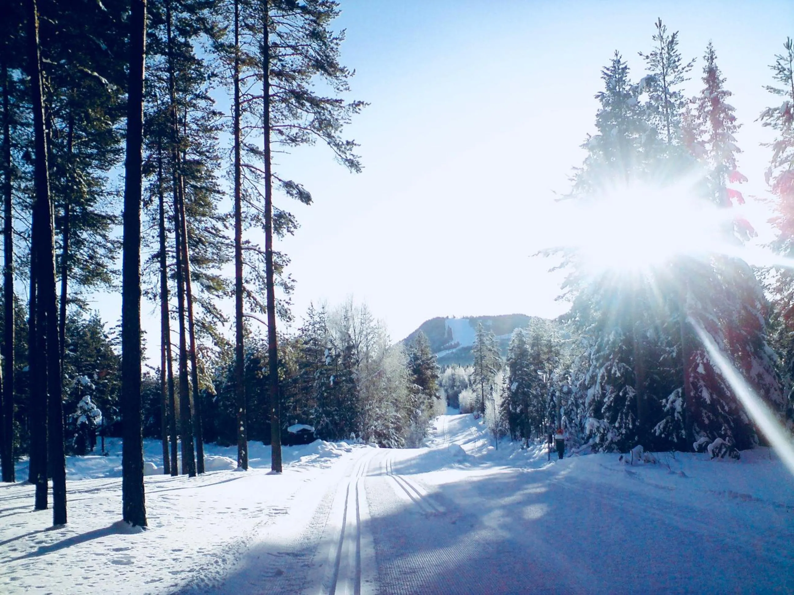 Skiing in Vasa Ski Lodge