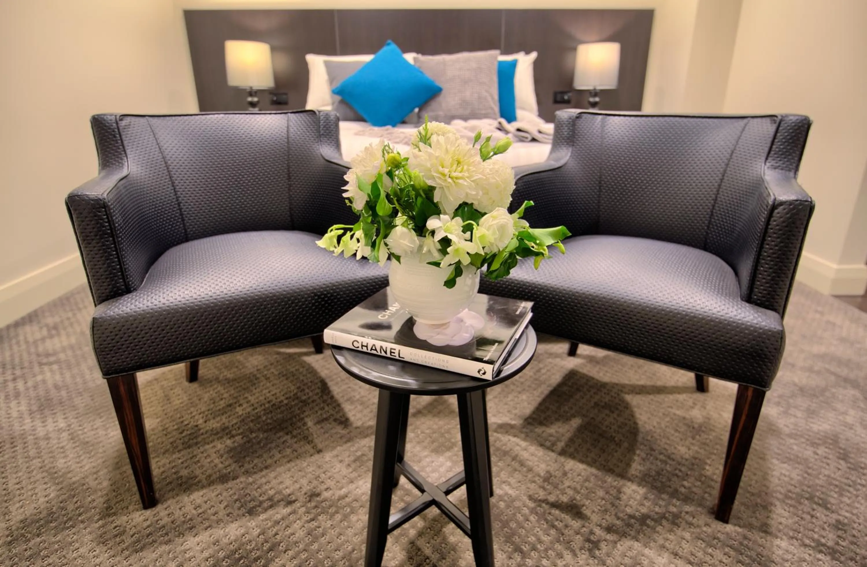 Seating area in Canberra Rex Hotel