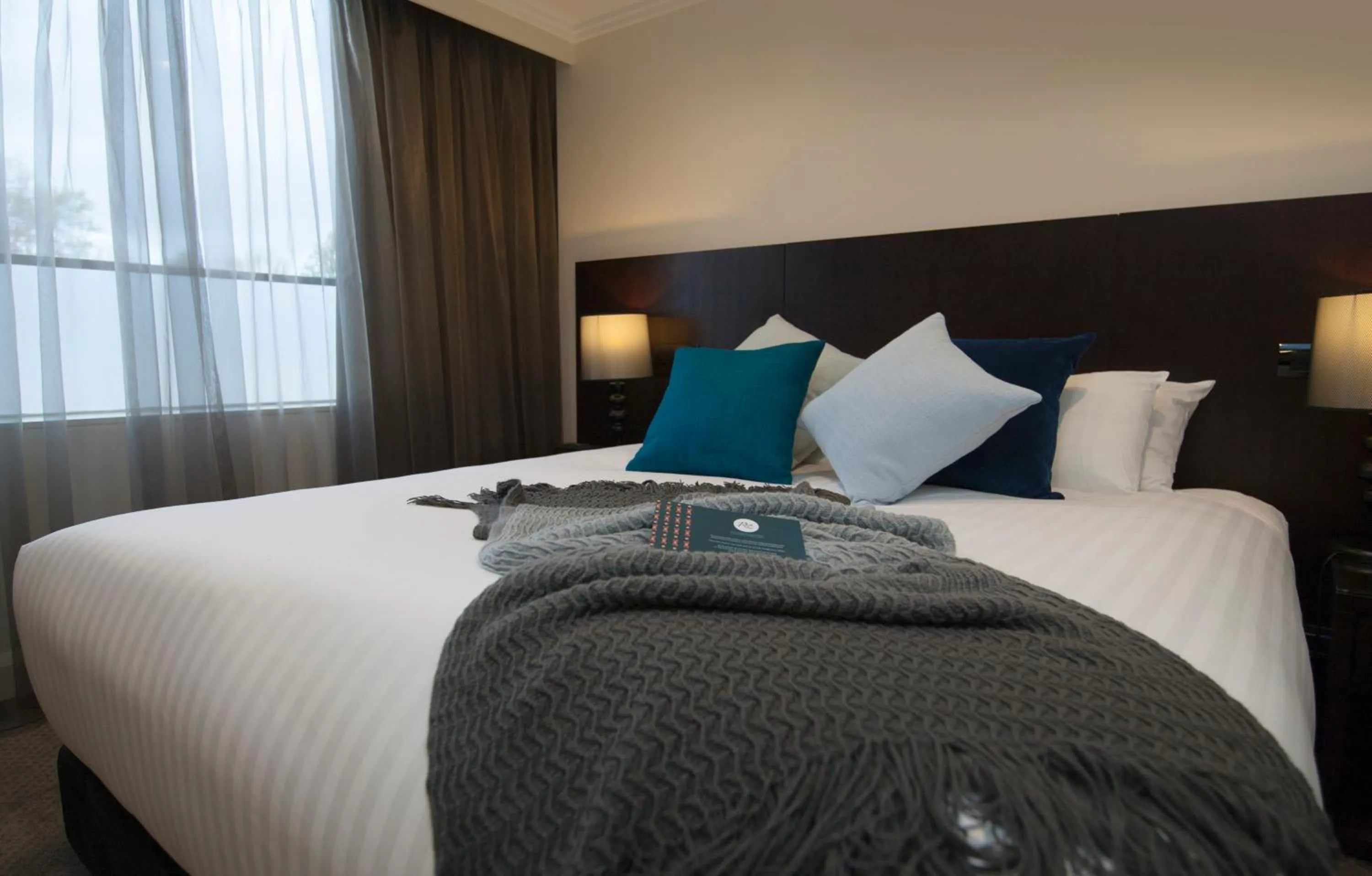 Bed in Canberra Rex Hotel