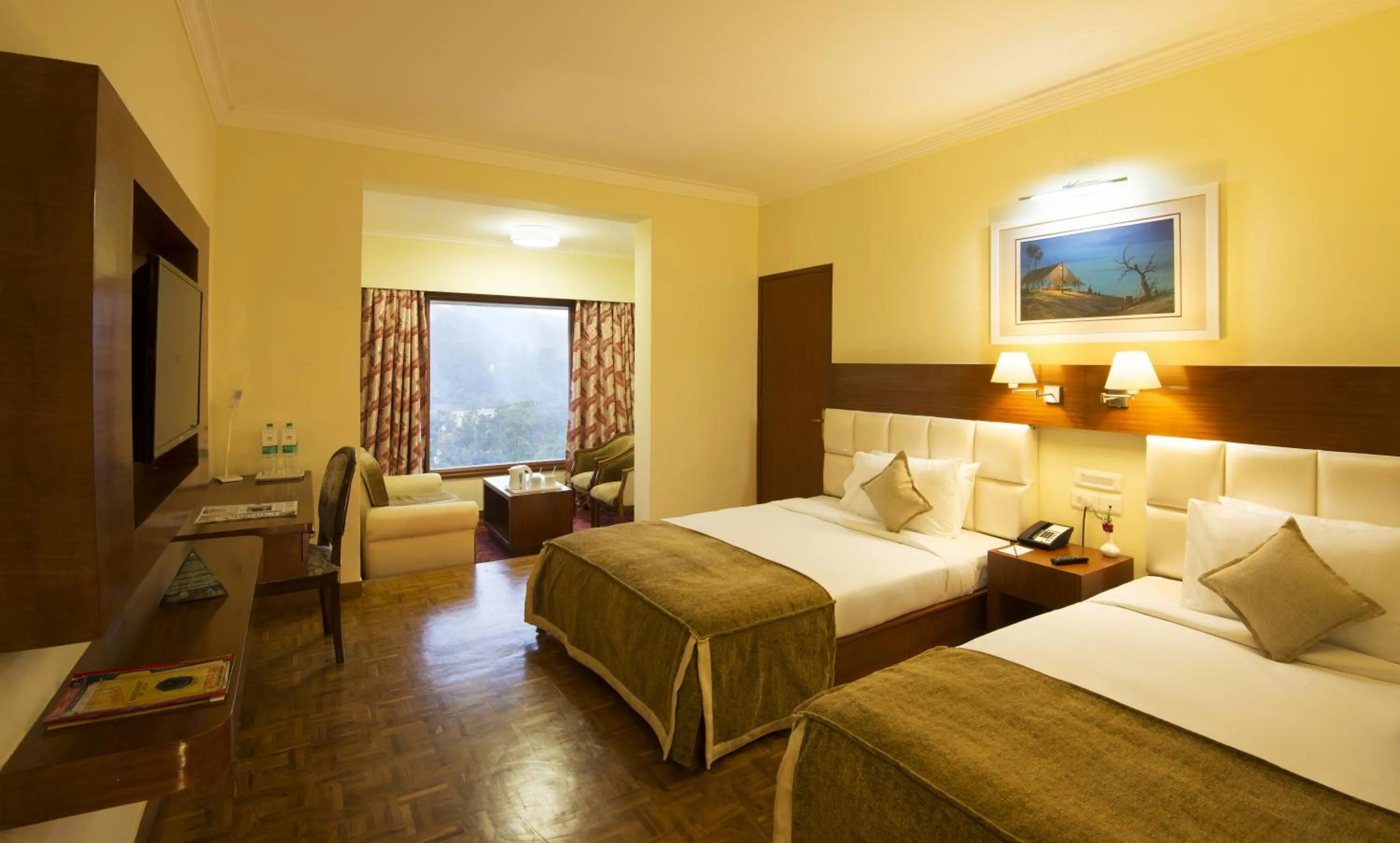 Photo of the whole room, Bed in Gem Park Ooty