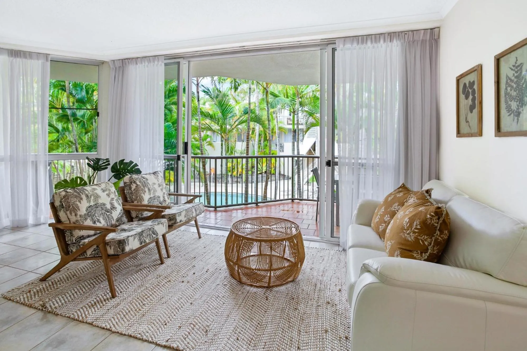 Living room in Noosa Tropicana