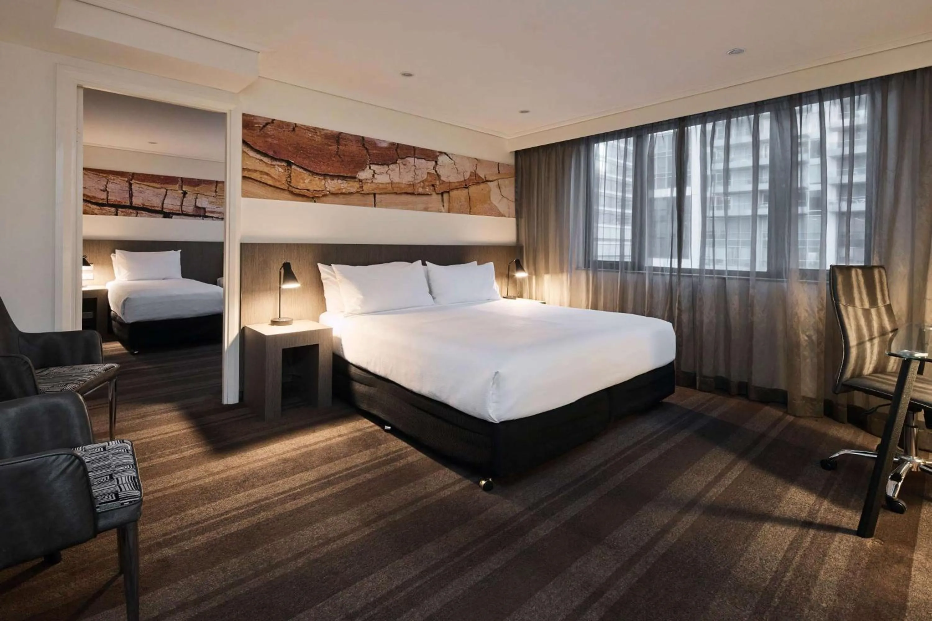 Bedroom, Bed in Rydges World Square