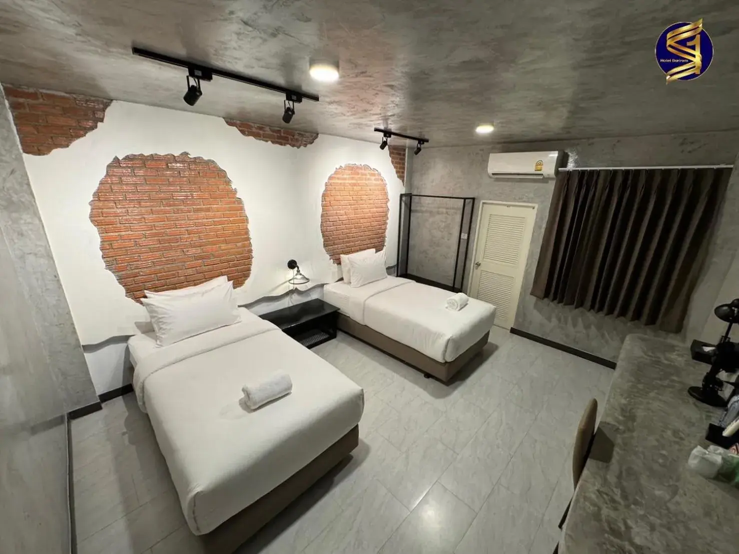 Deluxe Twin Room in S1 City Hotel Buriram Deluxe Twin Room in S1 City Hotel Buriram