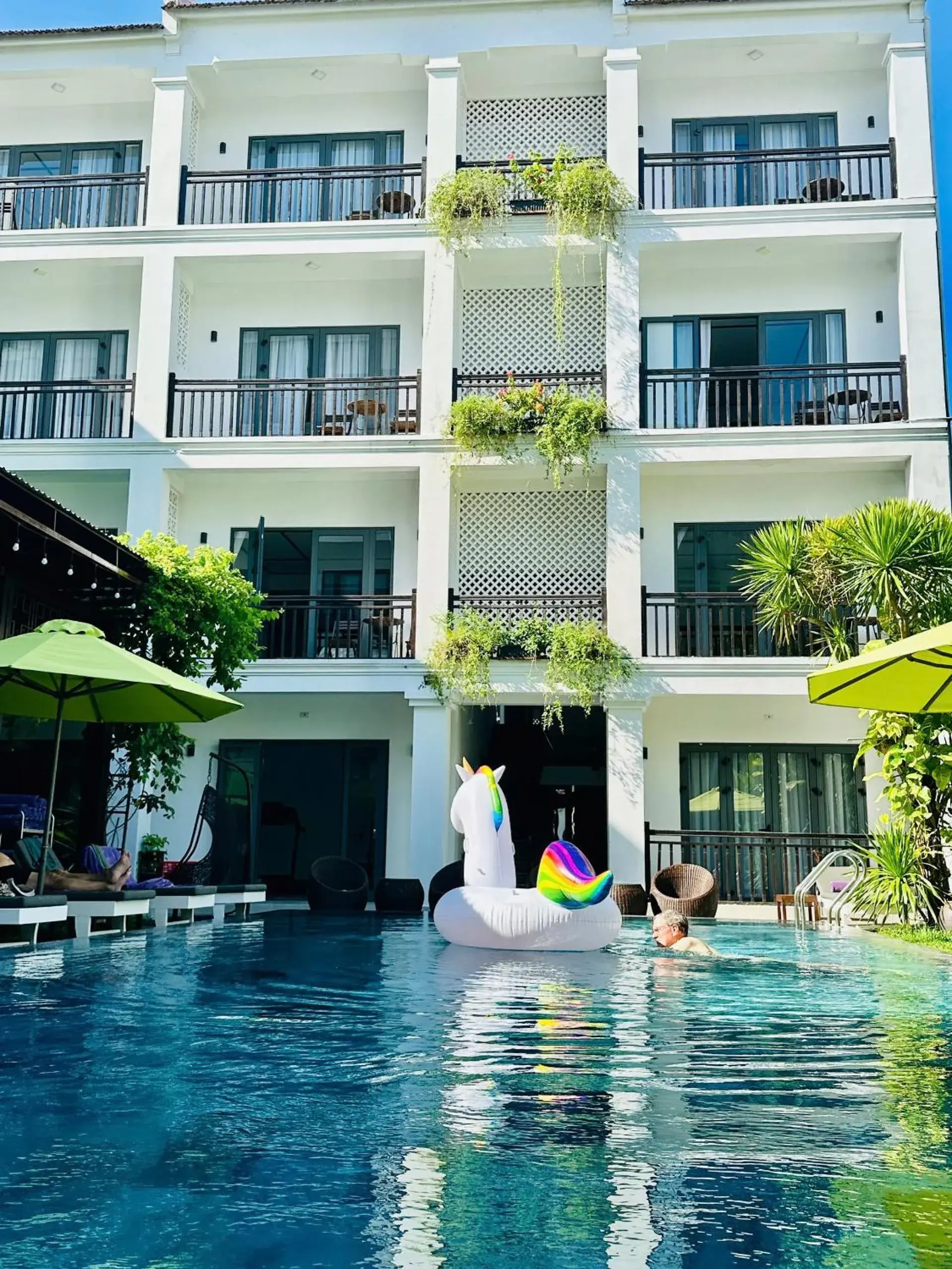 Property building in White Lotus Hotel Hoian Property building in White Lotus Hotel Hoian