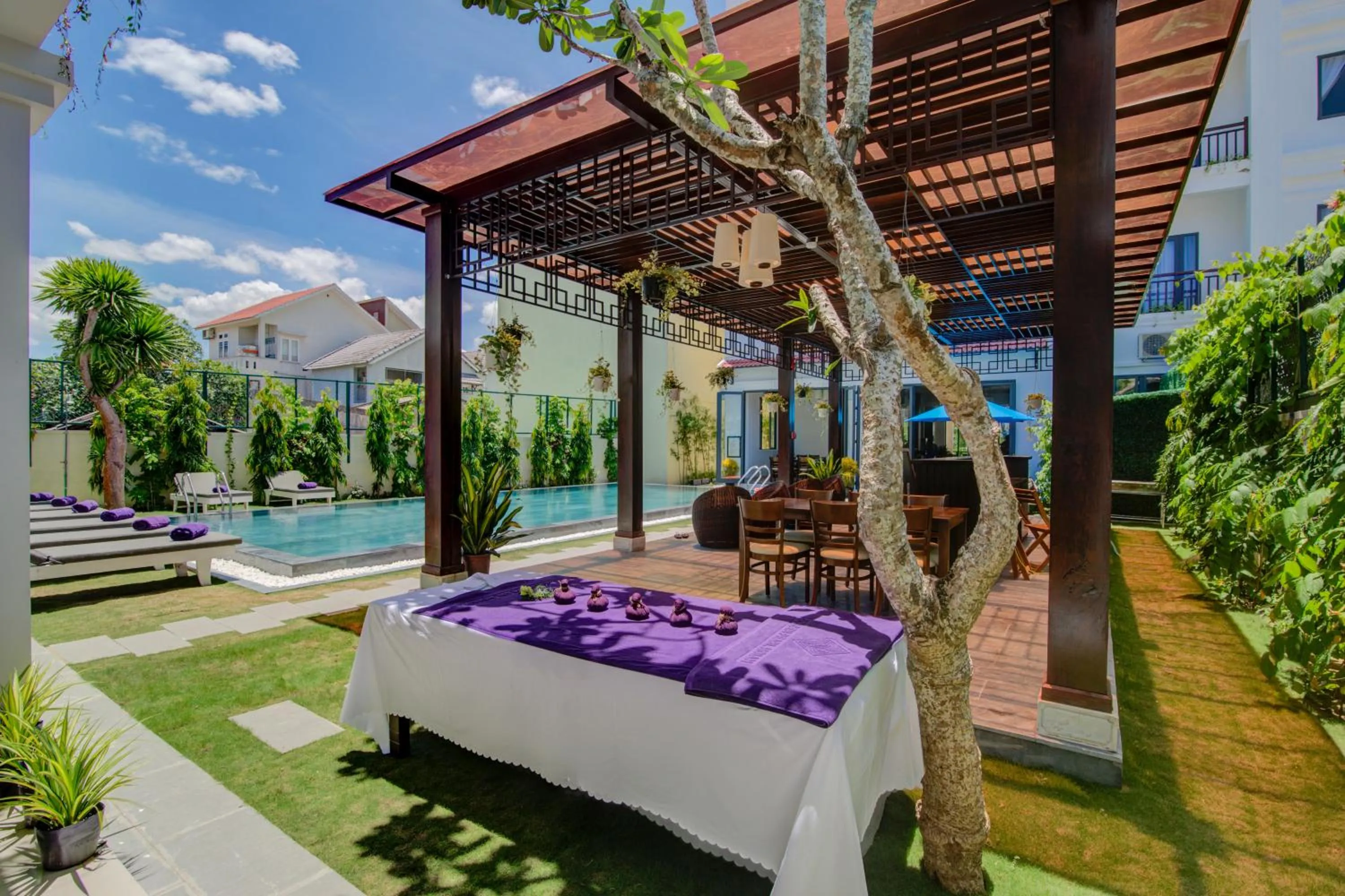 Property building in White Lotus Hotel Hoian