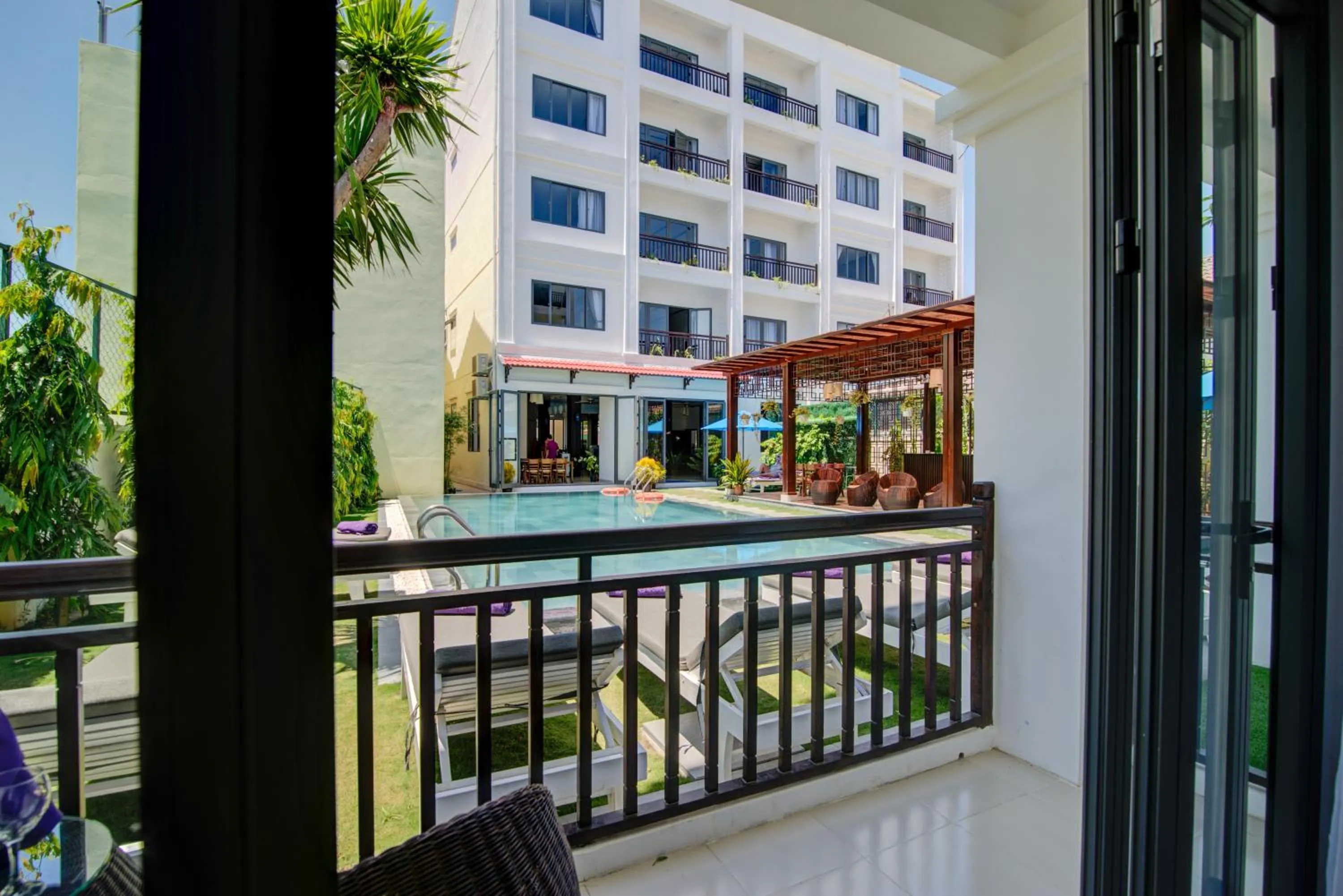 Balcony/Terrace in White Lotus Hotel Hoian