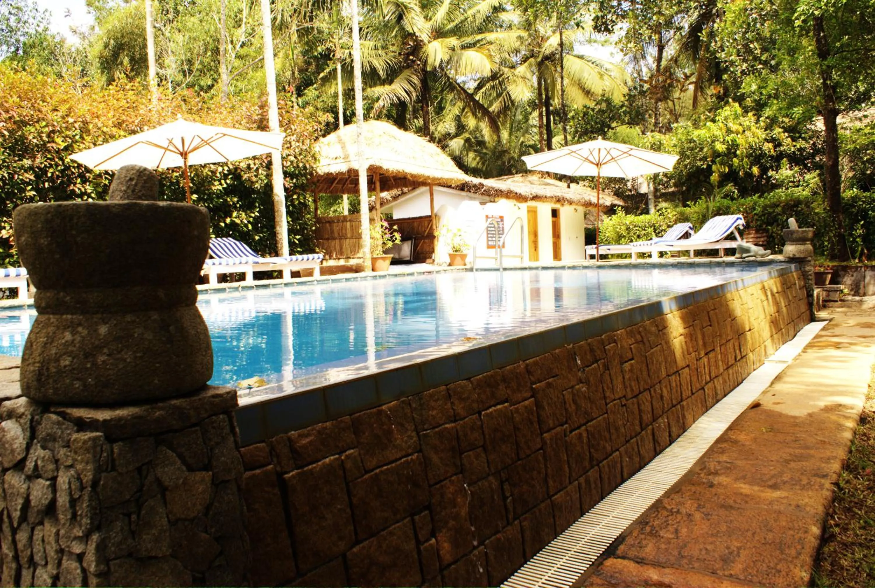 Swimming pool in Amritara Shalimar Spice Garden Resort & Spa