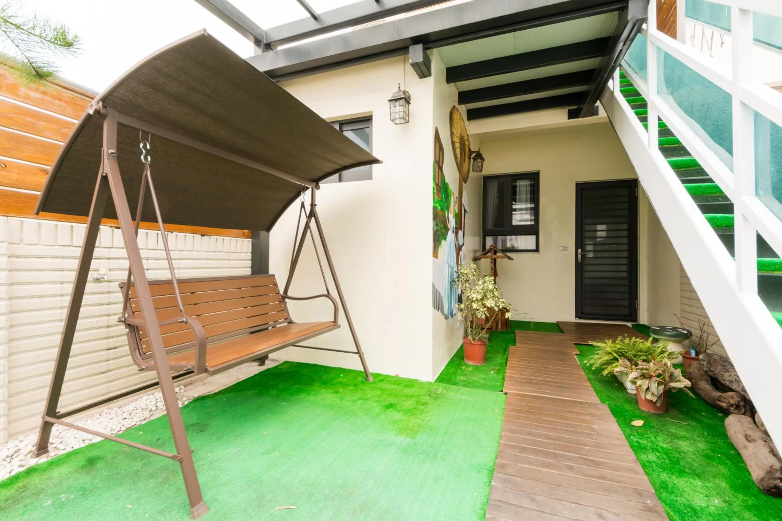 Garden view in E-Phone Homestay