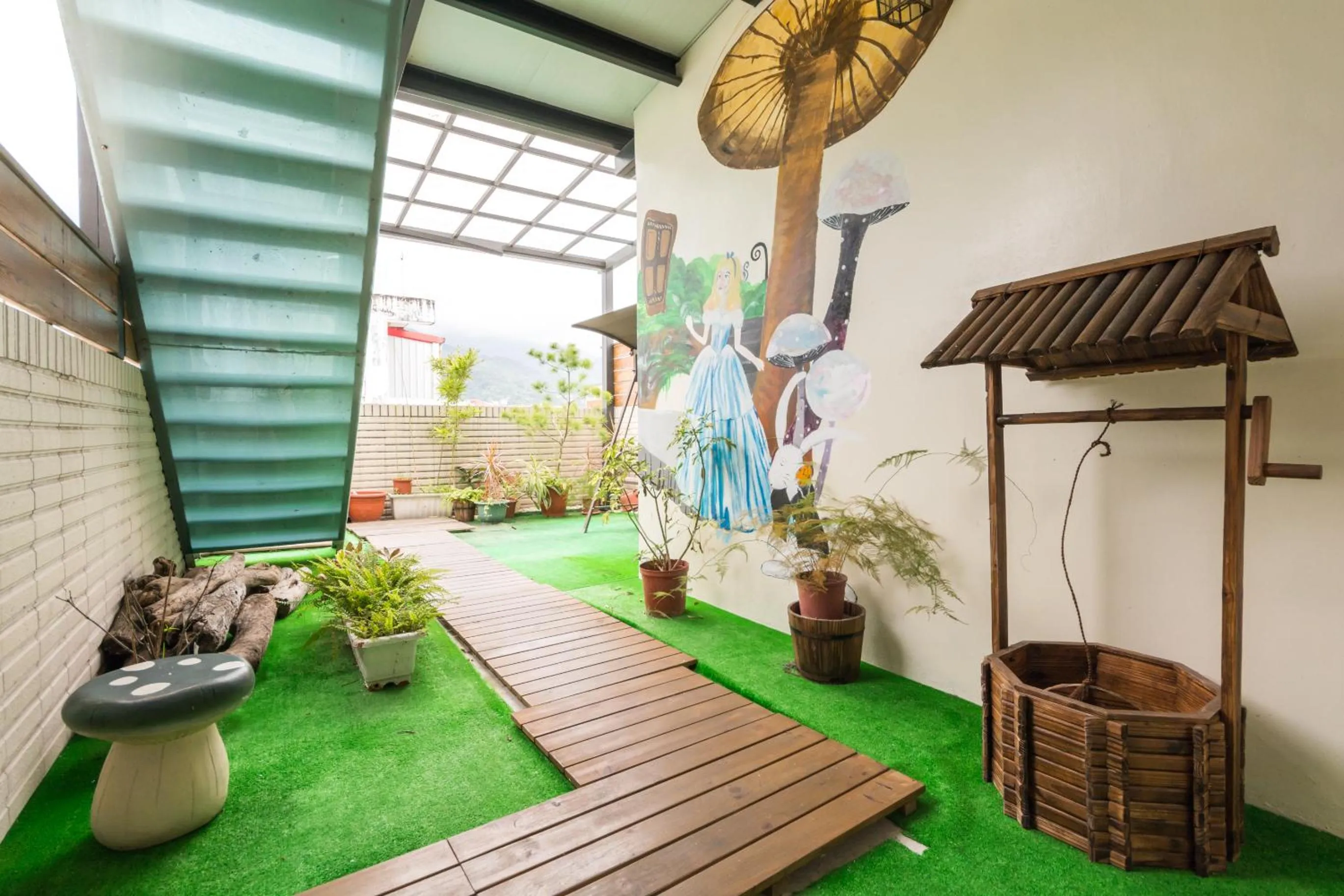 Garden in E-Phone Homestay