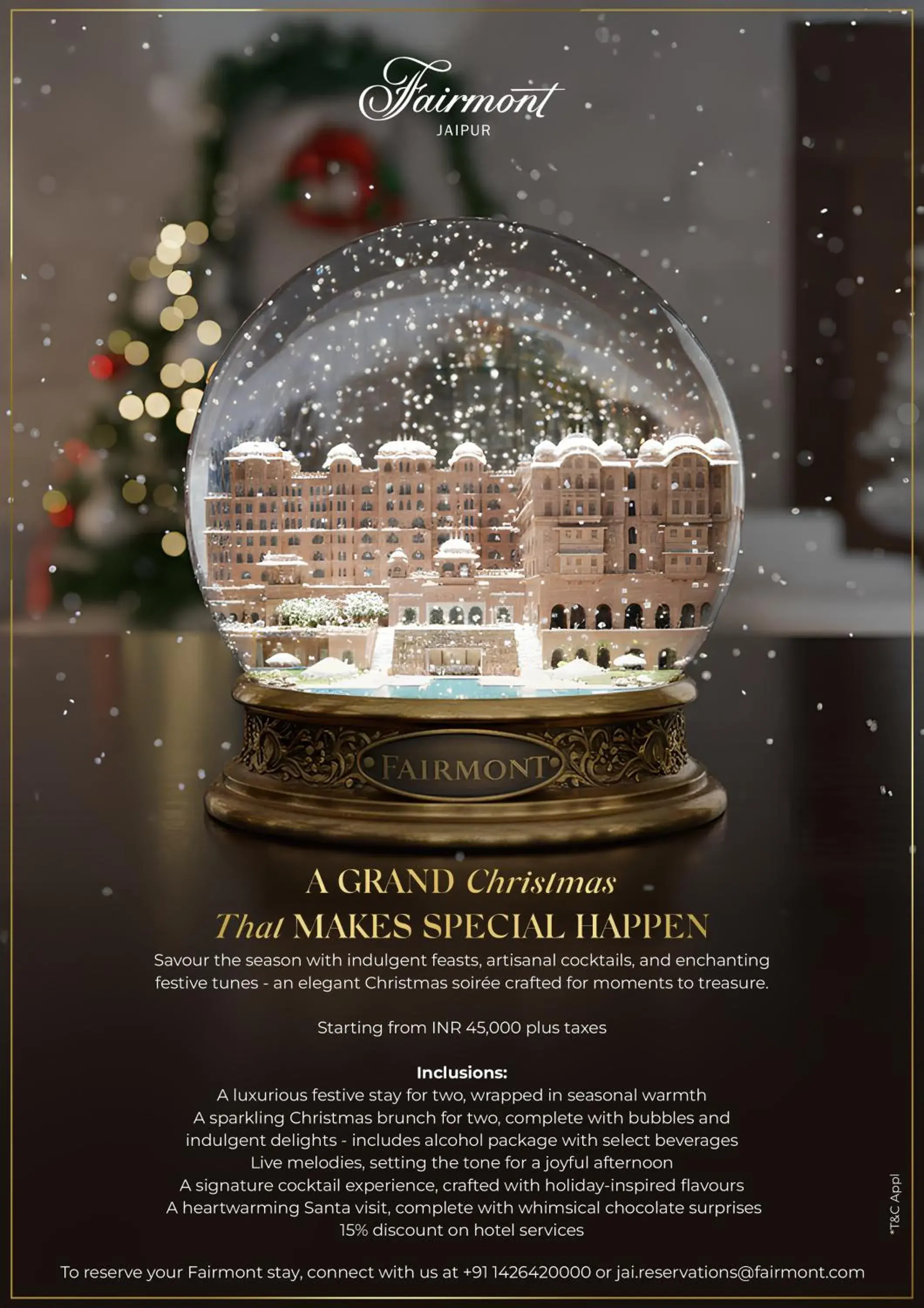 Property building in Fairmont Jaipur Property building in Fairmont Jaipur