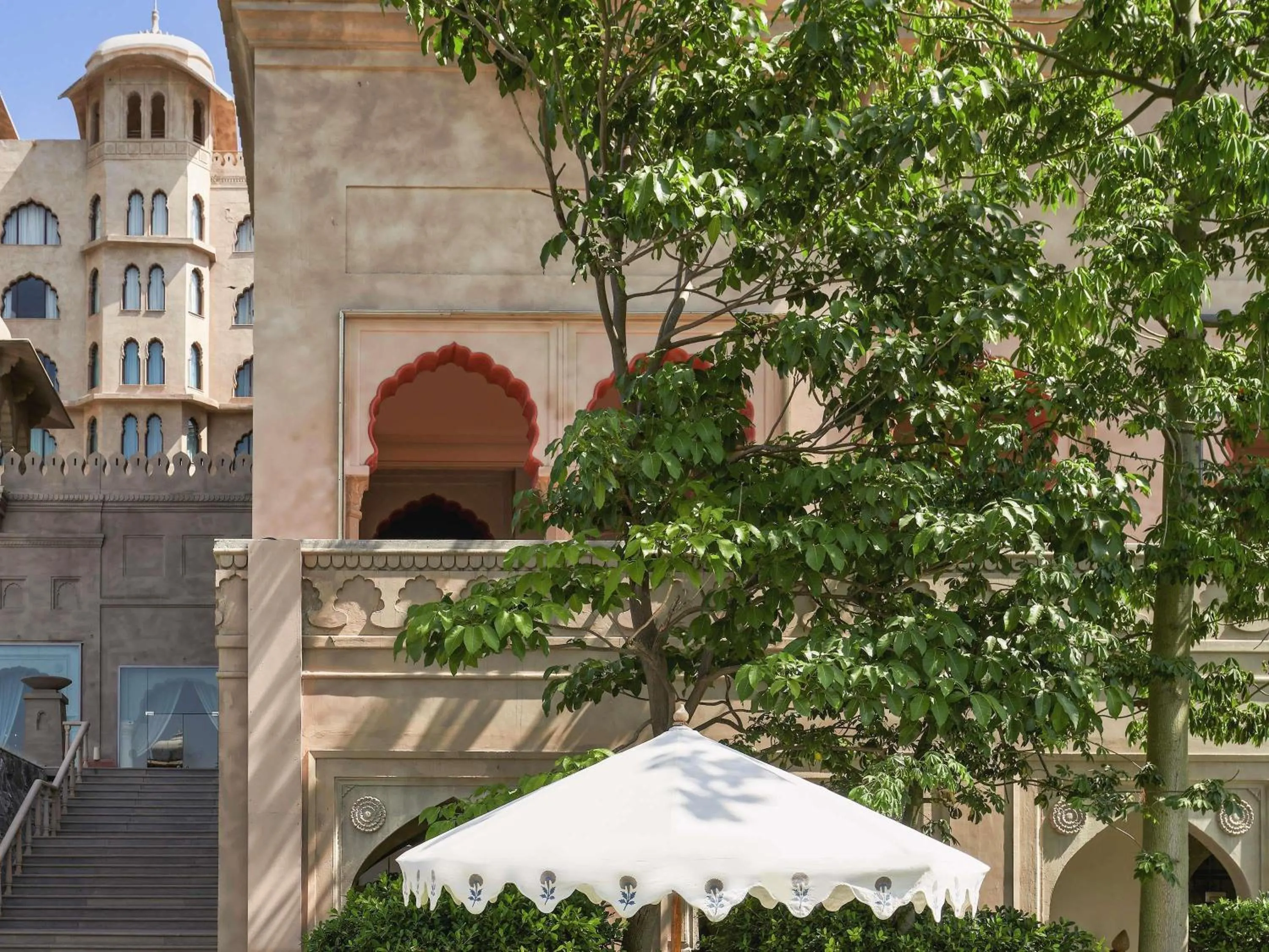 Pool view in Fairmont Jaipur
