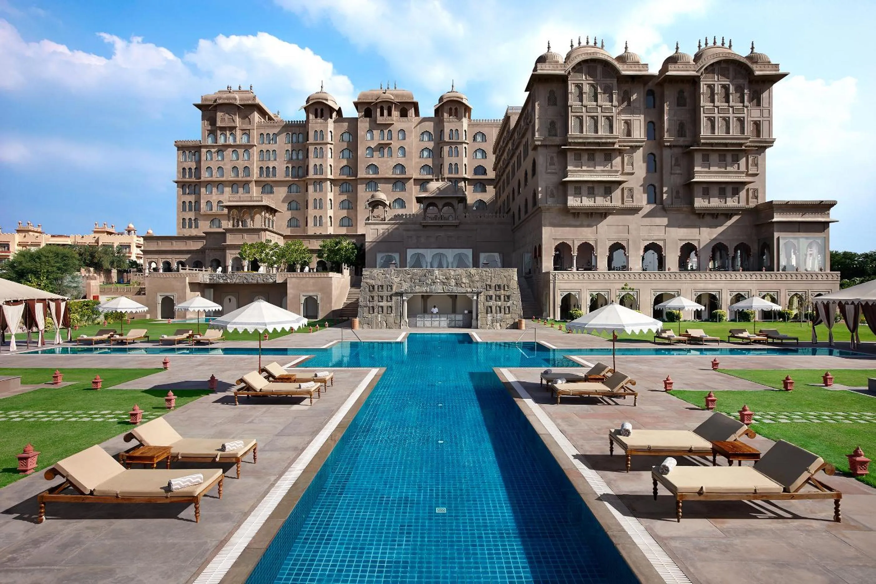 Pool view in Fairmont Jaipur