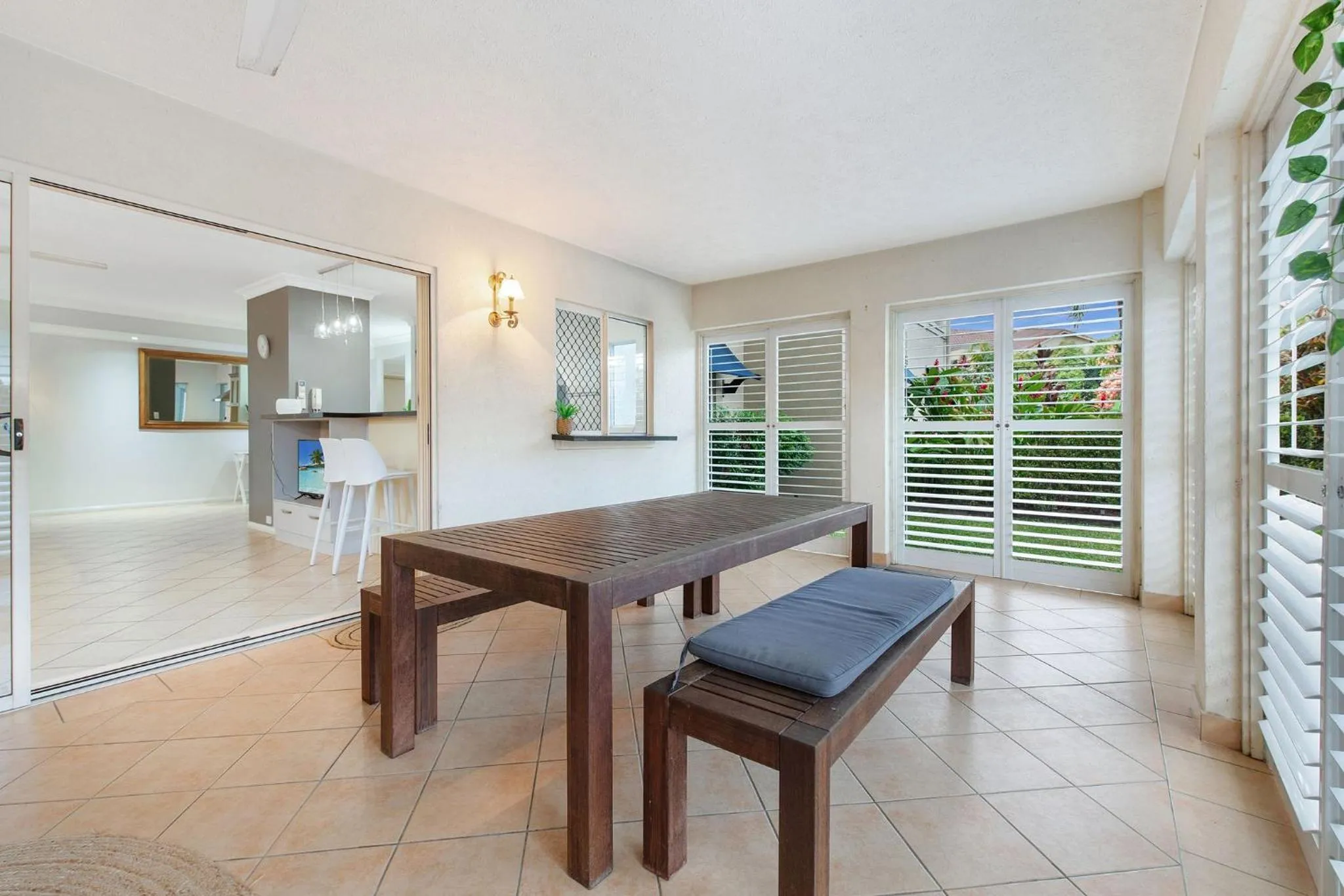 Patio in The Lakes Resort Cairns