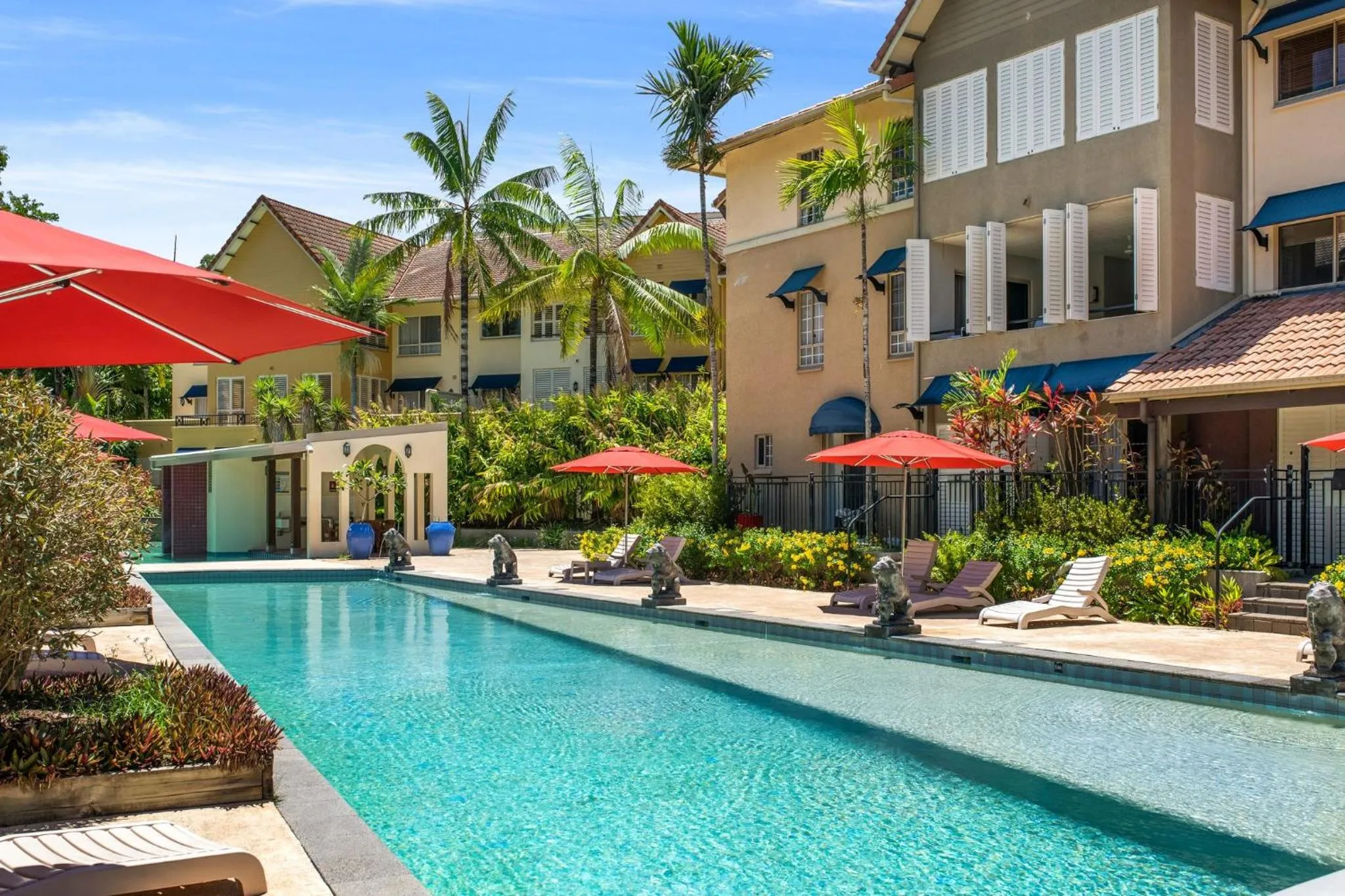 Garden in The Lakes Resort Cairns