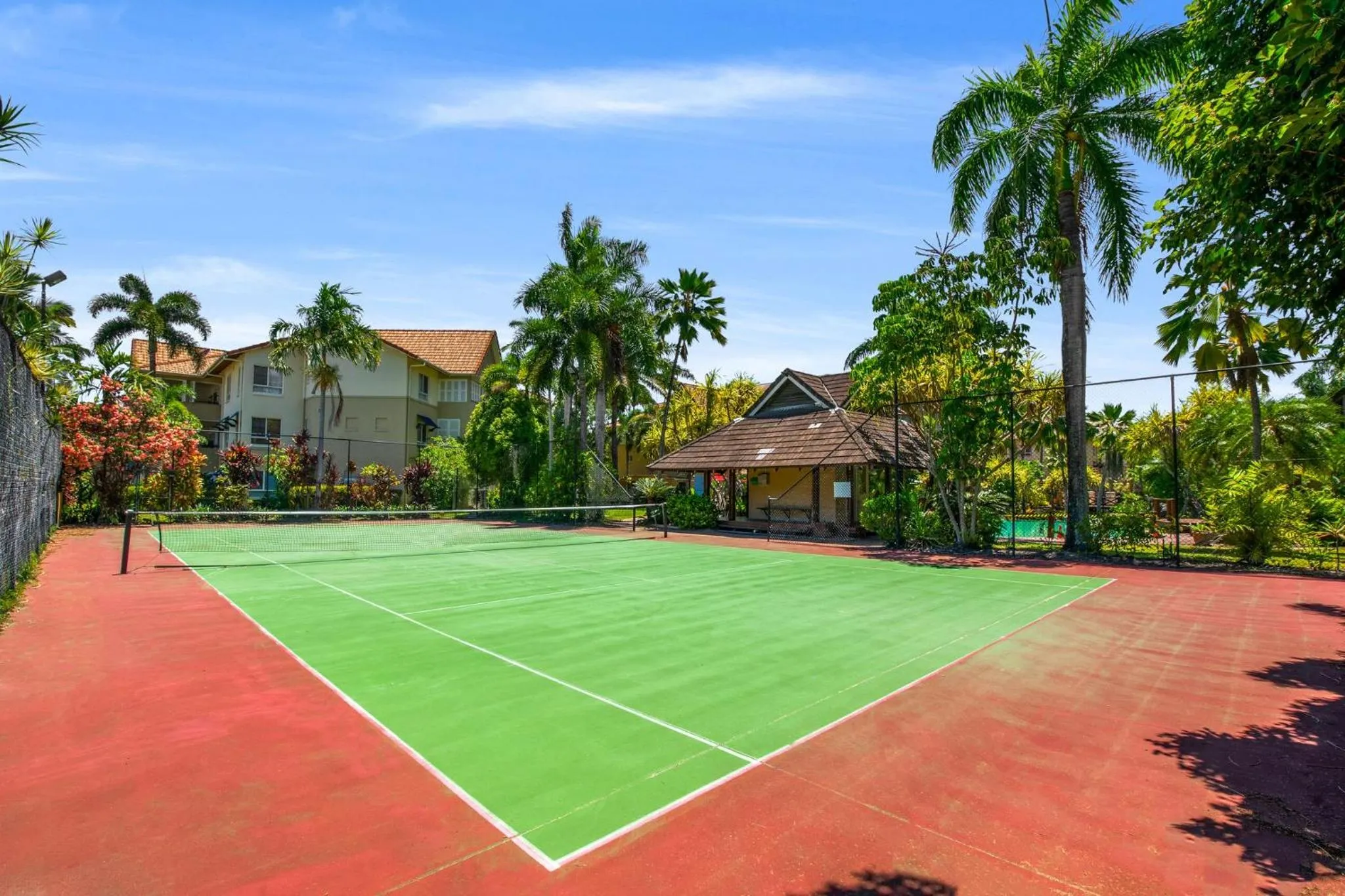 Tennis court in The Lakes Resort Cairns