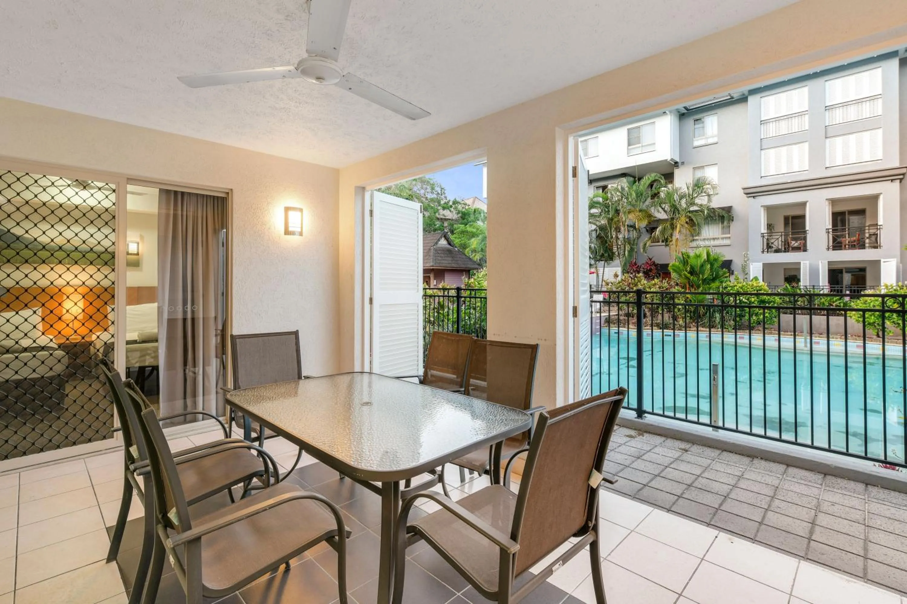 Patio in The Lakes Resort Cairns