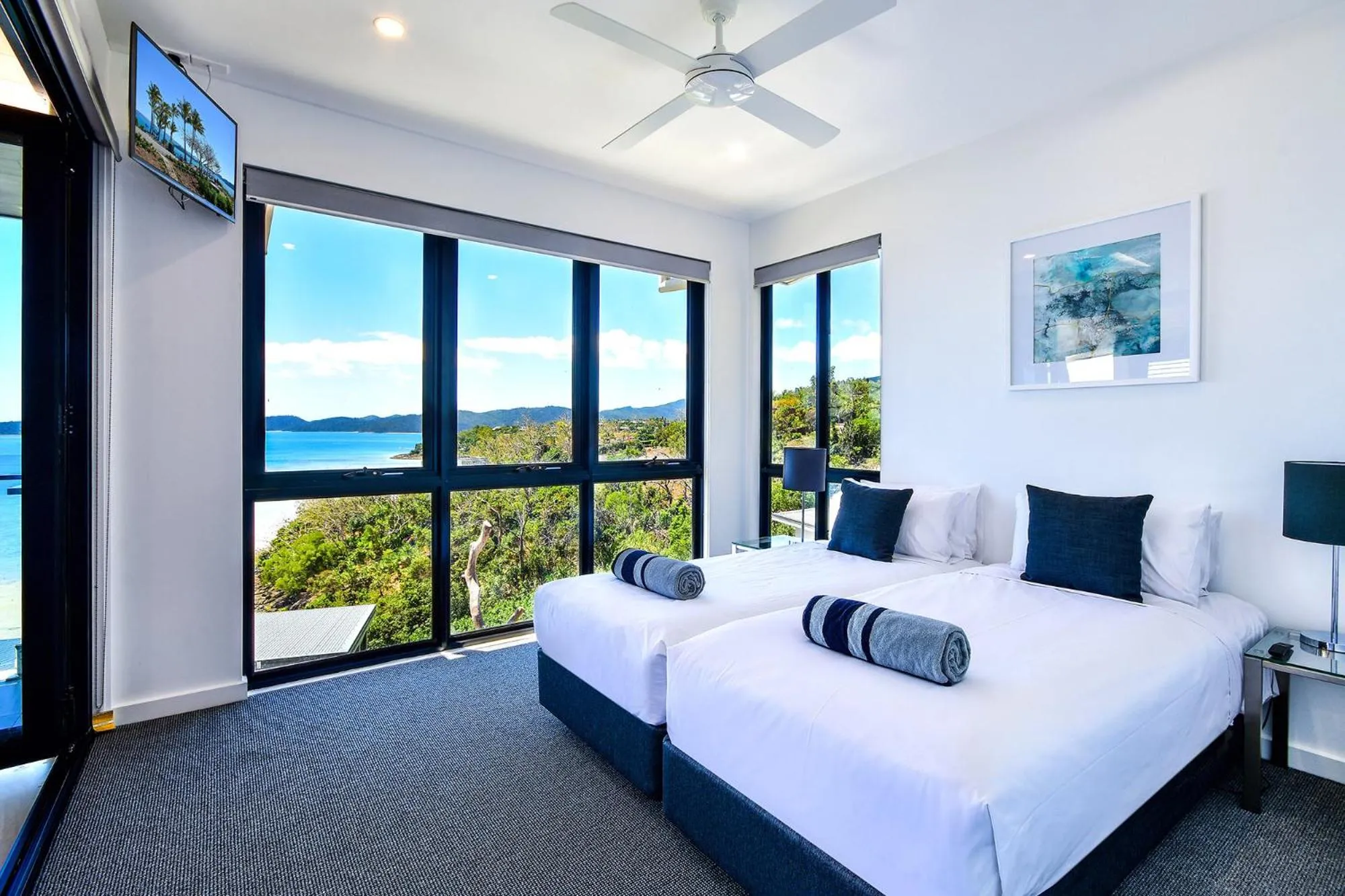 Bed in Hamilton Island Holiday Homes