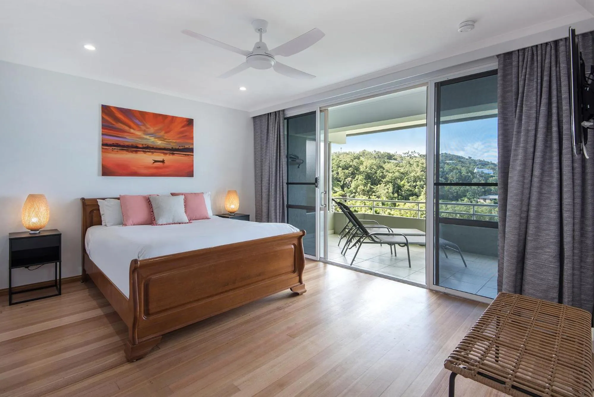 Bed in Hamilton Island Holiday Homes