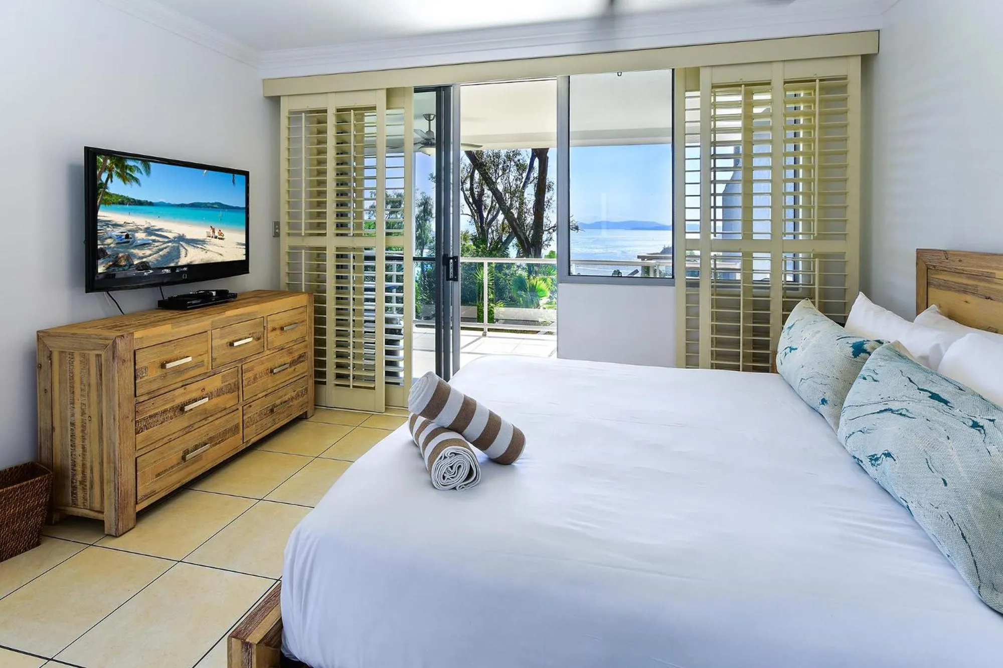 Bed in Hamilton Island Holiday Homes