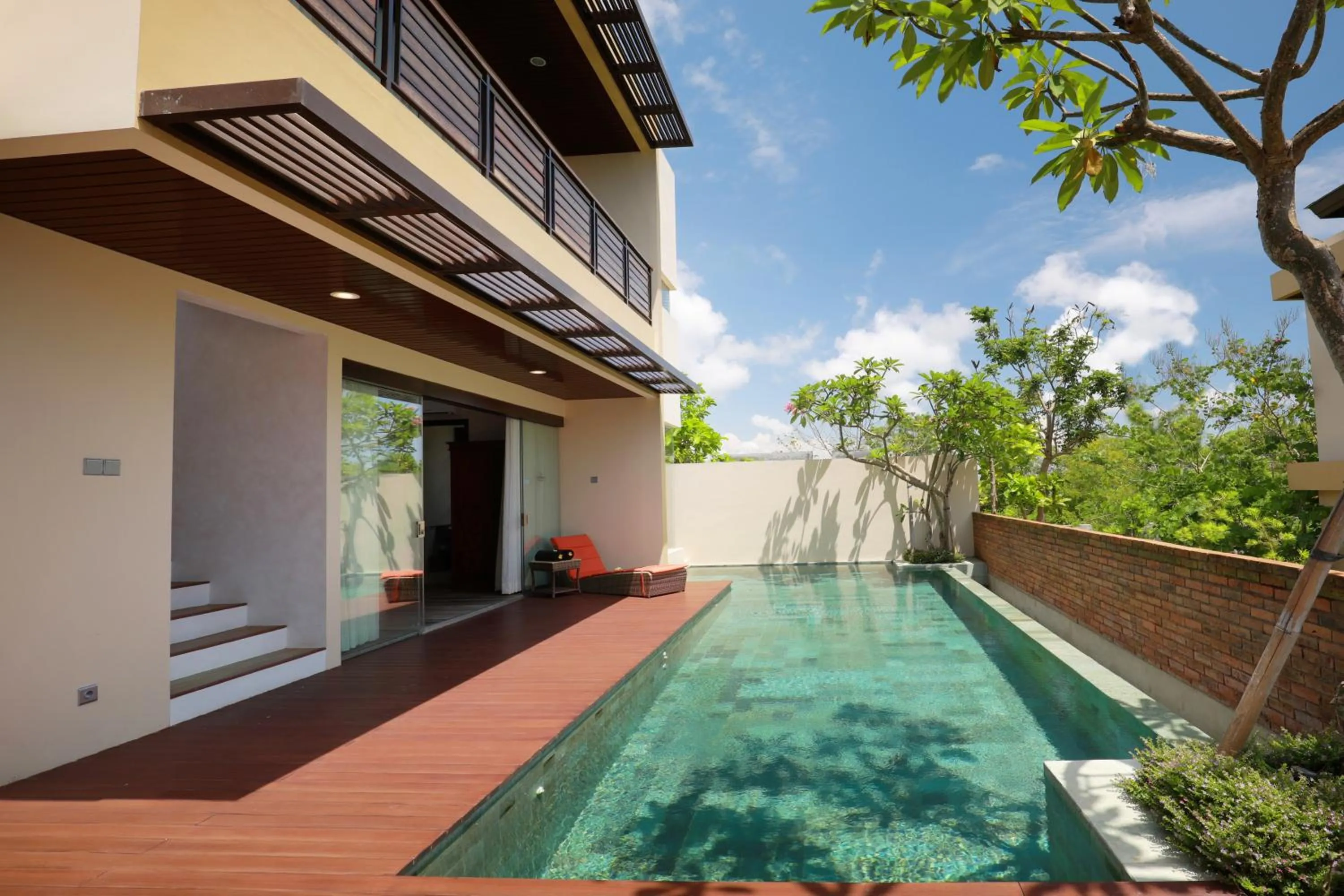 Pool view in The Miracle Villa Nusa Dua
